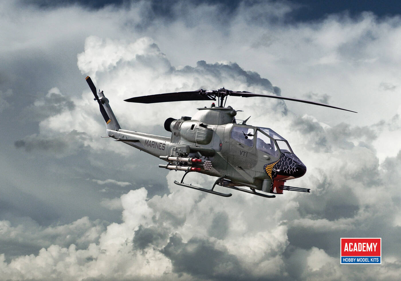1400x982 Academy Hobby Model Kits: HNLMS Van Galen Frigate, Bell AH 1 Cobra Attack Helicopte. • Ads Of The World™. Part Of The Clio Network