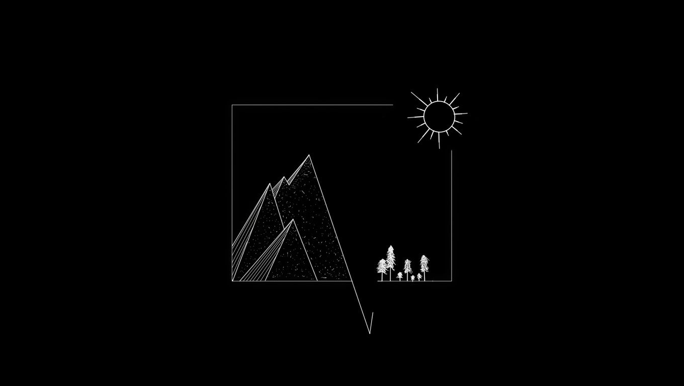 1360x768 Dark Minimal Scenery 4k Laptop HD , HD 4k Wallpaper, Image, Background, Photos and Picture