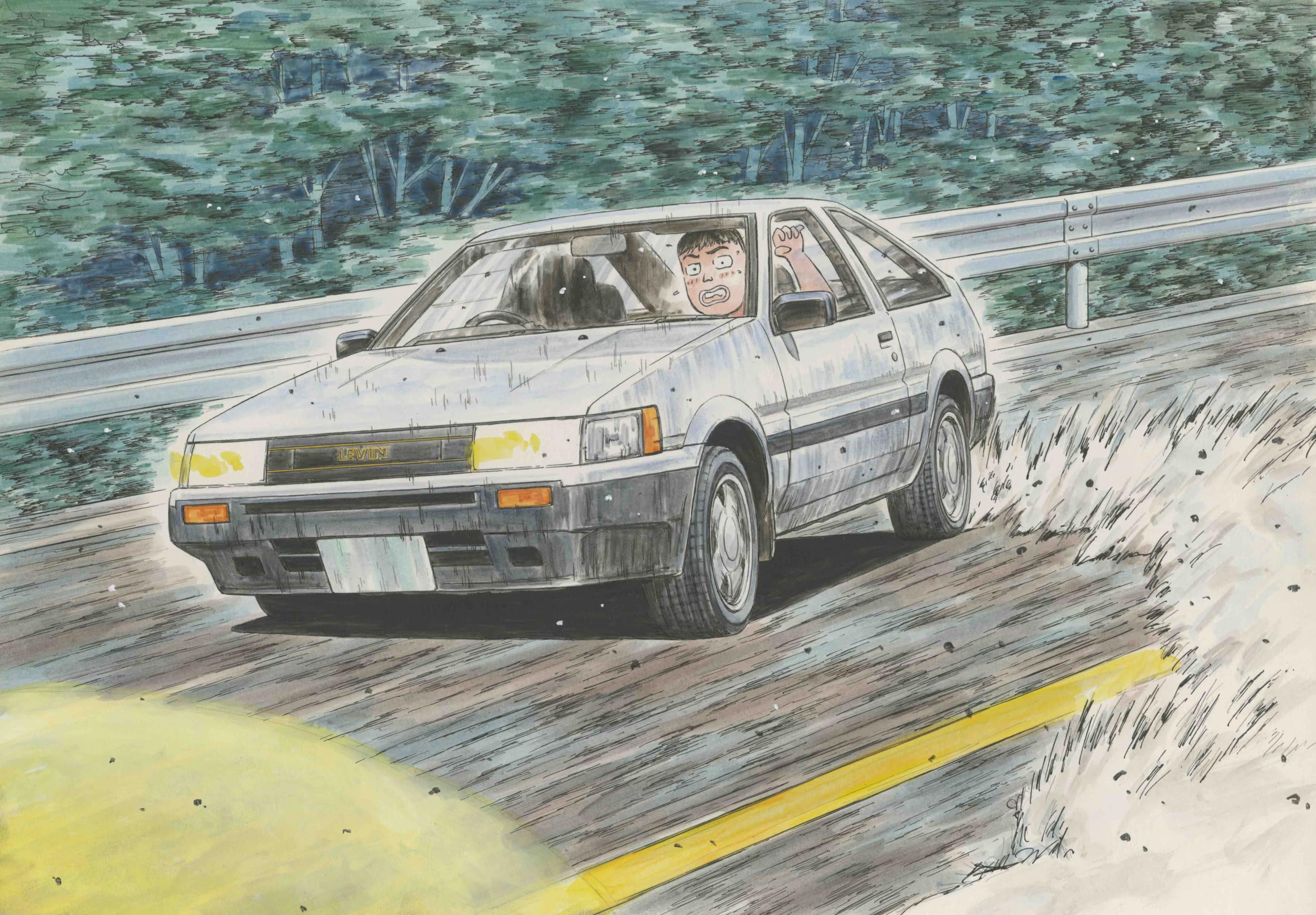 2560x1779 24 Initial D Series No.8 Hachigo Levin Itsuki Takeuchi Plastic Model