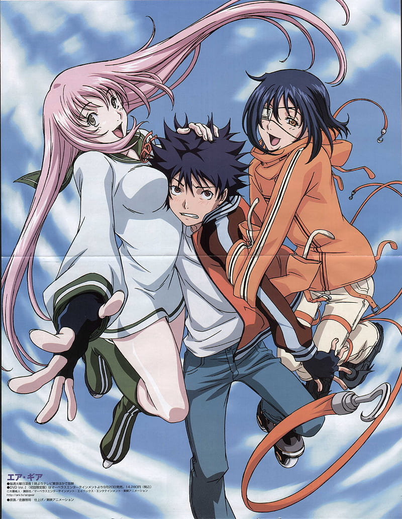 800x1032 1320x2868px, 2K free download. Ready, minami, gear, itsuki, air, air gear, crow, ikki, HD wallpaper