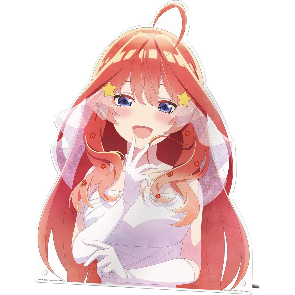 1000x1000 The Quintessential Quintuplets＊ Collections Up Acrylic Board (Itsuki Nakano Wedding) [Ichiban Kuji Prize F]