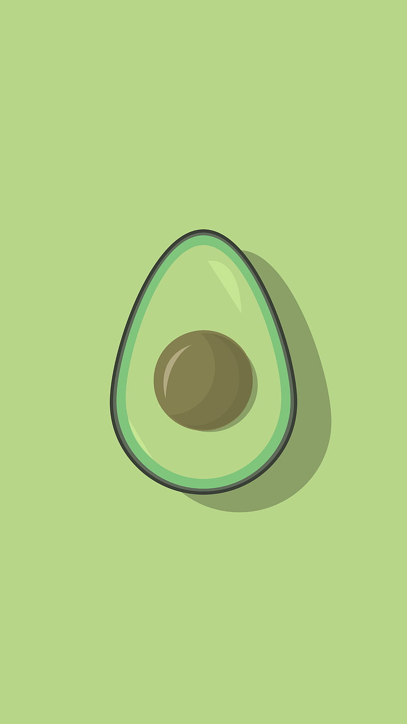 800x1422 Avocado, Francisco, colorful, desenho, fresh, fruits, green, healthy, illustration, HD phone wallpaper