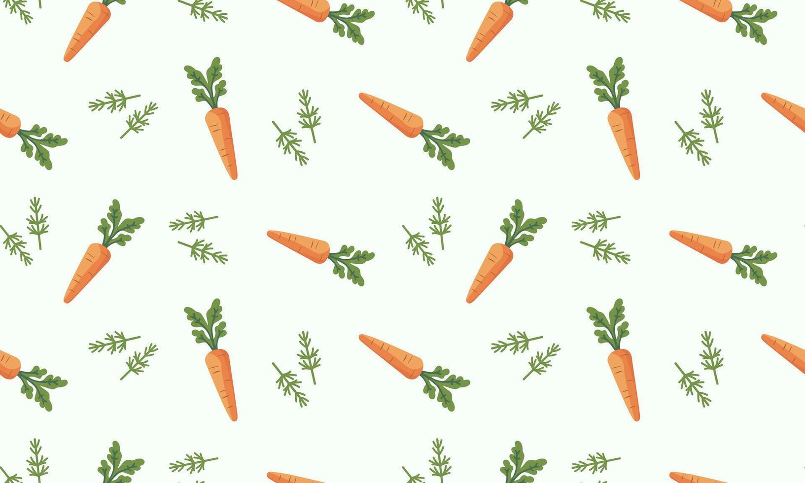 1633x980 seamless template with carrots Easter themed background, illustration of healthy vegetable, healthy vegan food Cute colourful background for fabric, baby linen, kitchen, Easter card