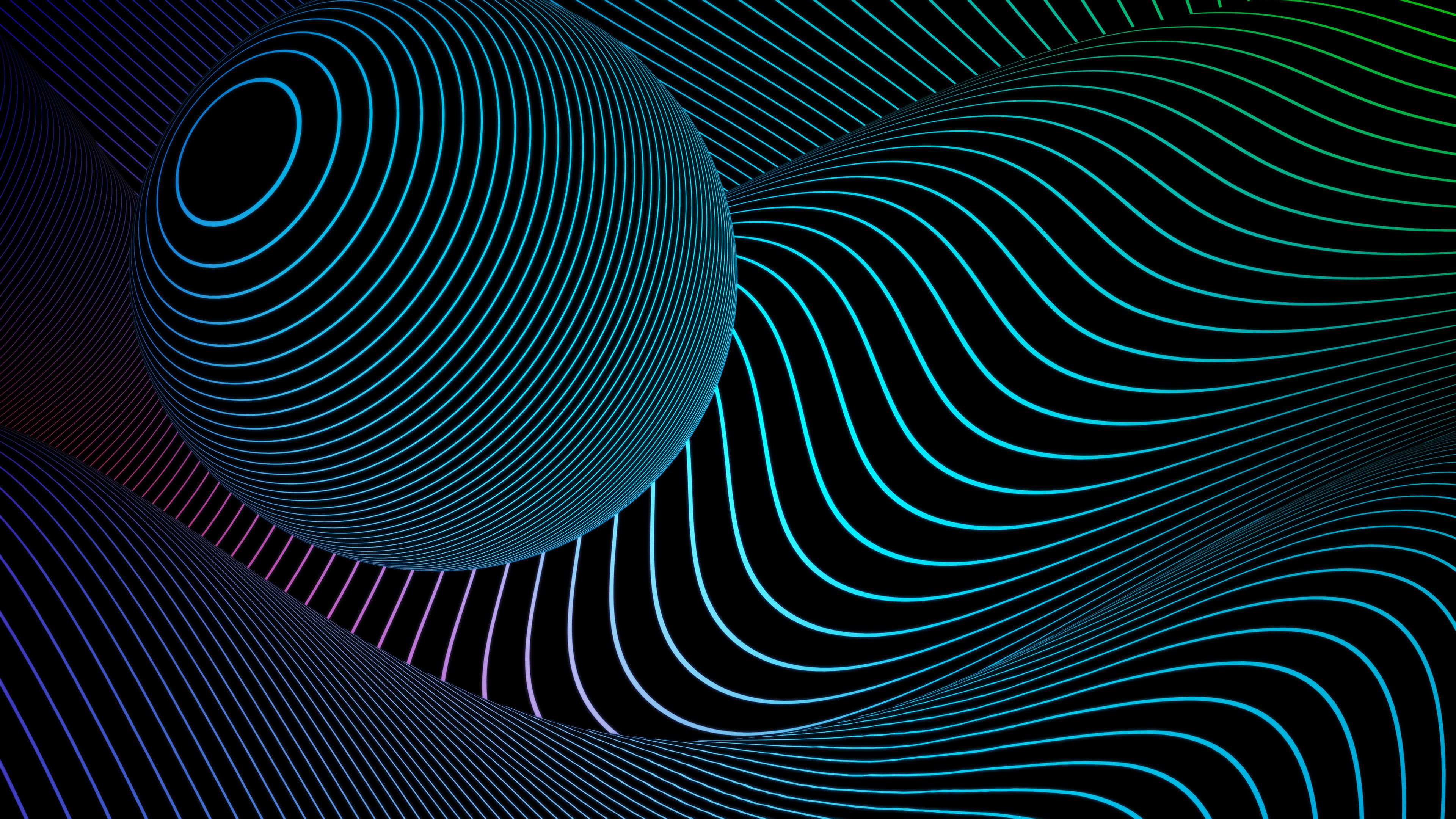 3840x2160 Abstract Shape Wallpaper