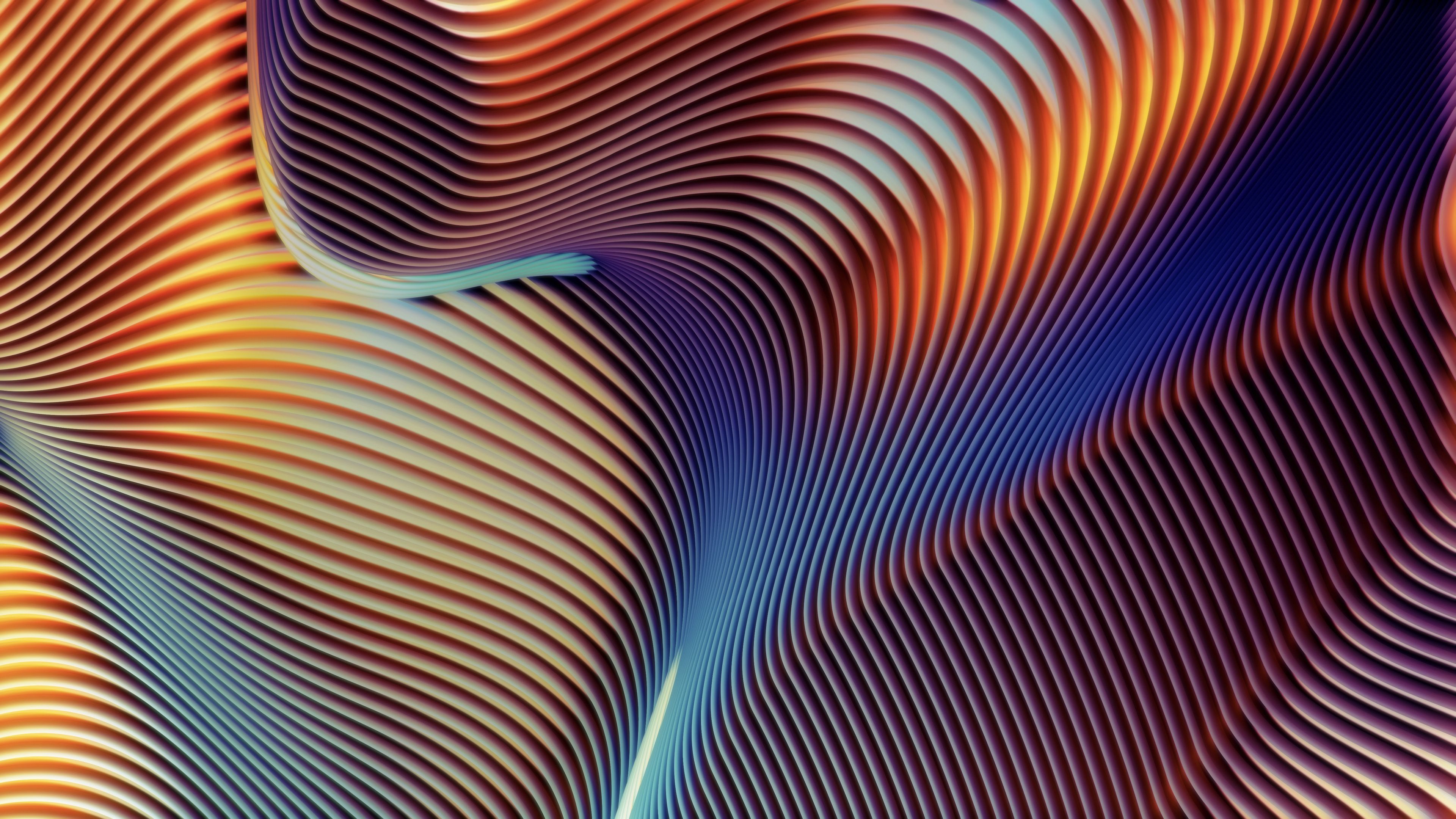 3840x2160 4K Shapes Abstract Wallpaper