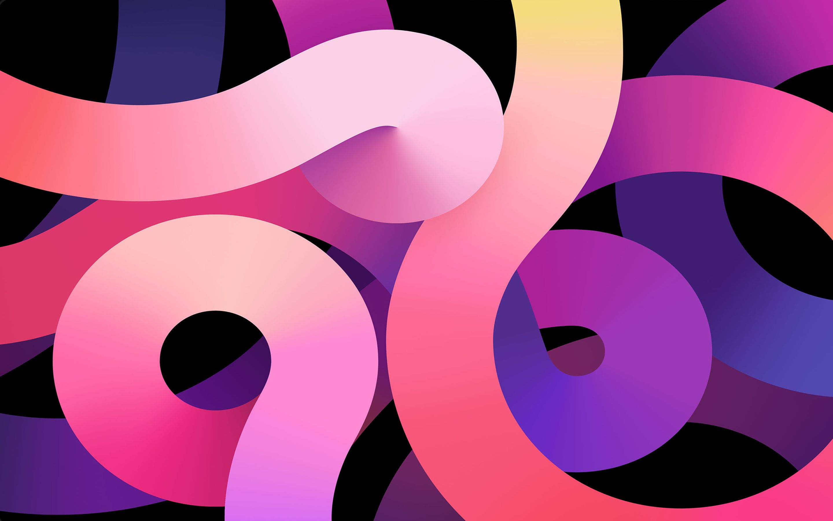 2880x1800 Desktop wallpaper: Abstract, Shapes, Apple Inc 4K free download for PC. 995255