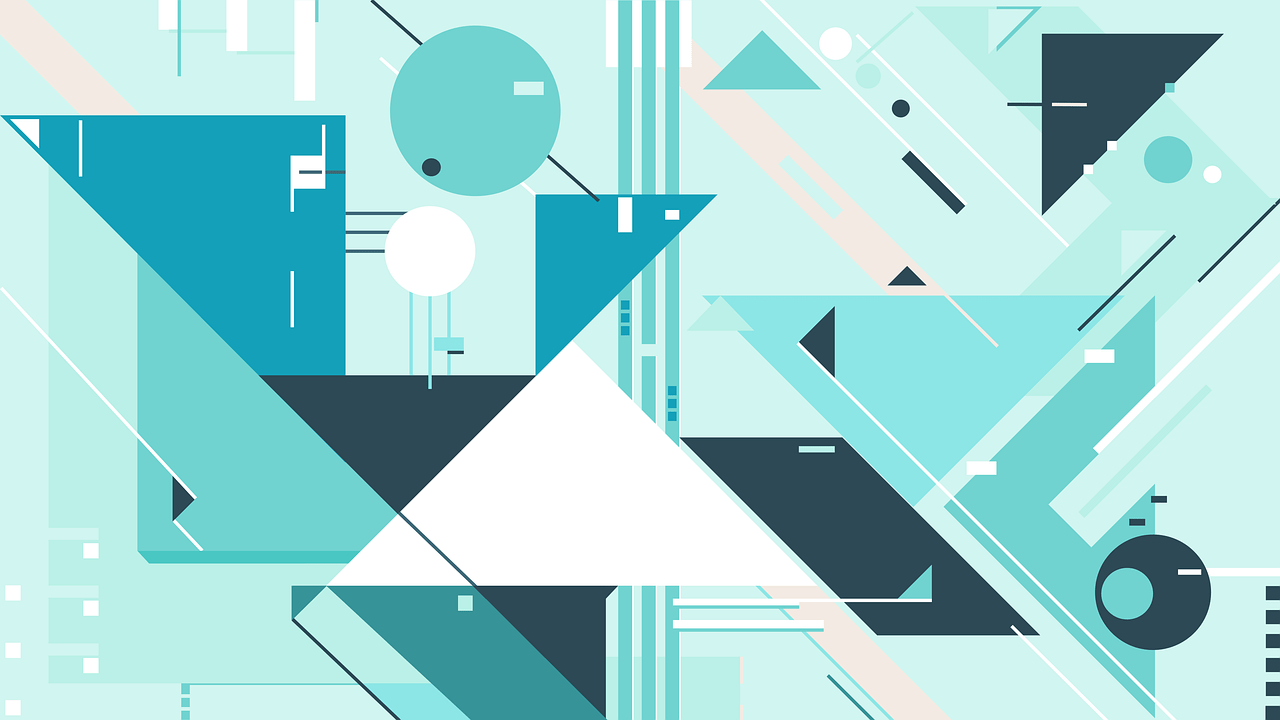 1280x720 Download Abstract 4K Wallpaper Cyan. Royalty Free Stock Illustration Image