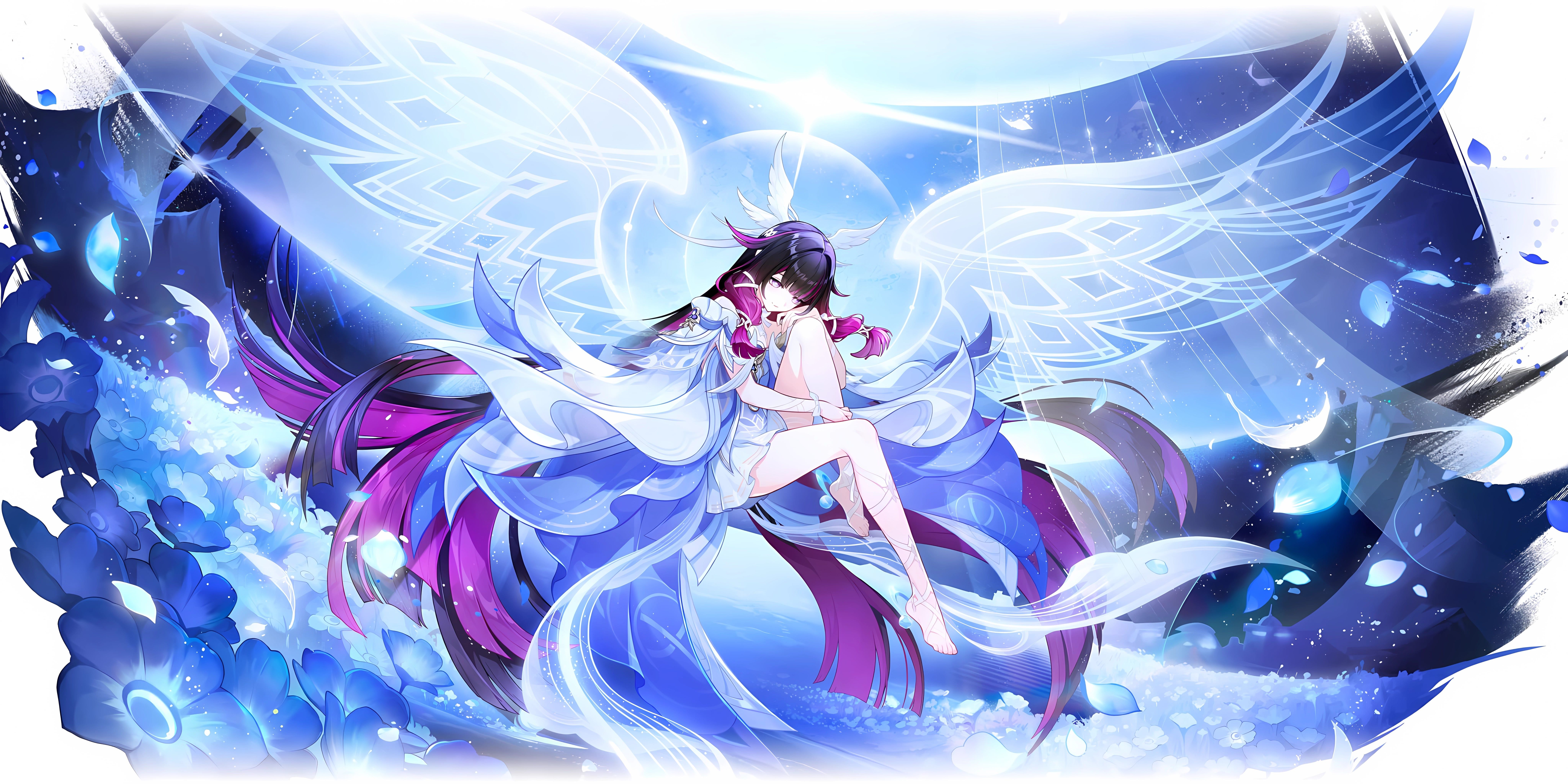 8192x4096 ☾ Upscaled Columbina Splash Art : R Columbina_Mains