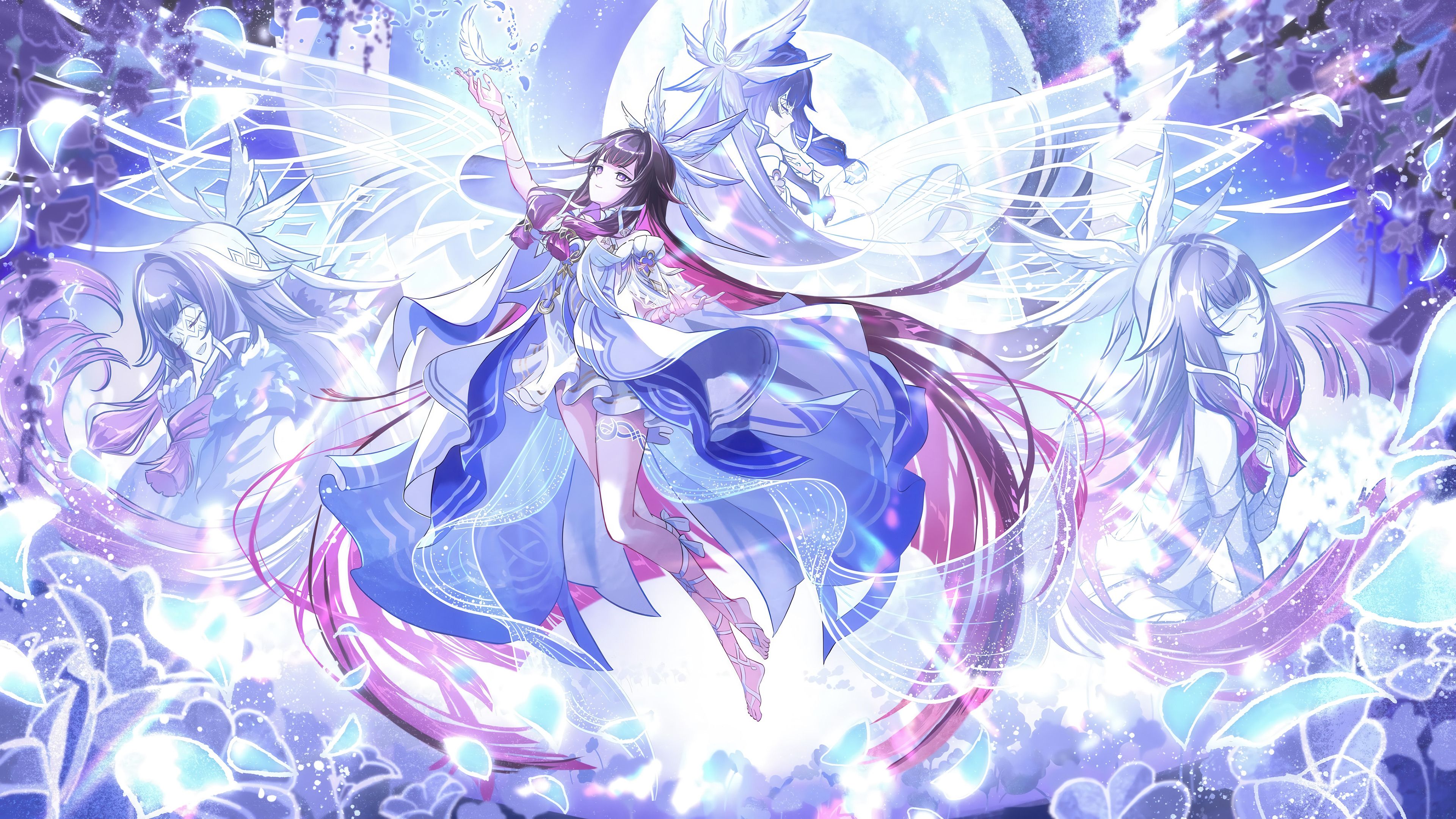 3840x2160 Columbina Genshin Impact Wallpaper 4K HD PC l