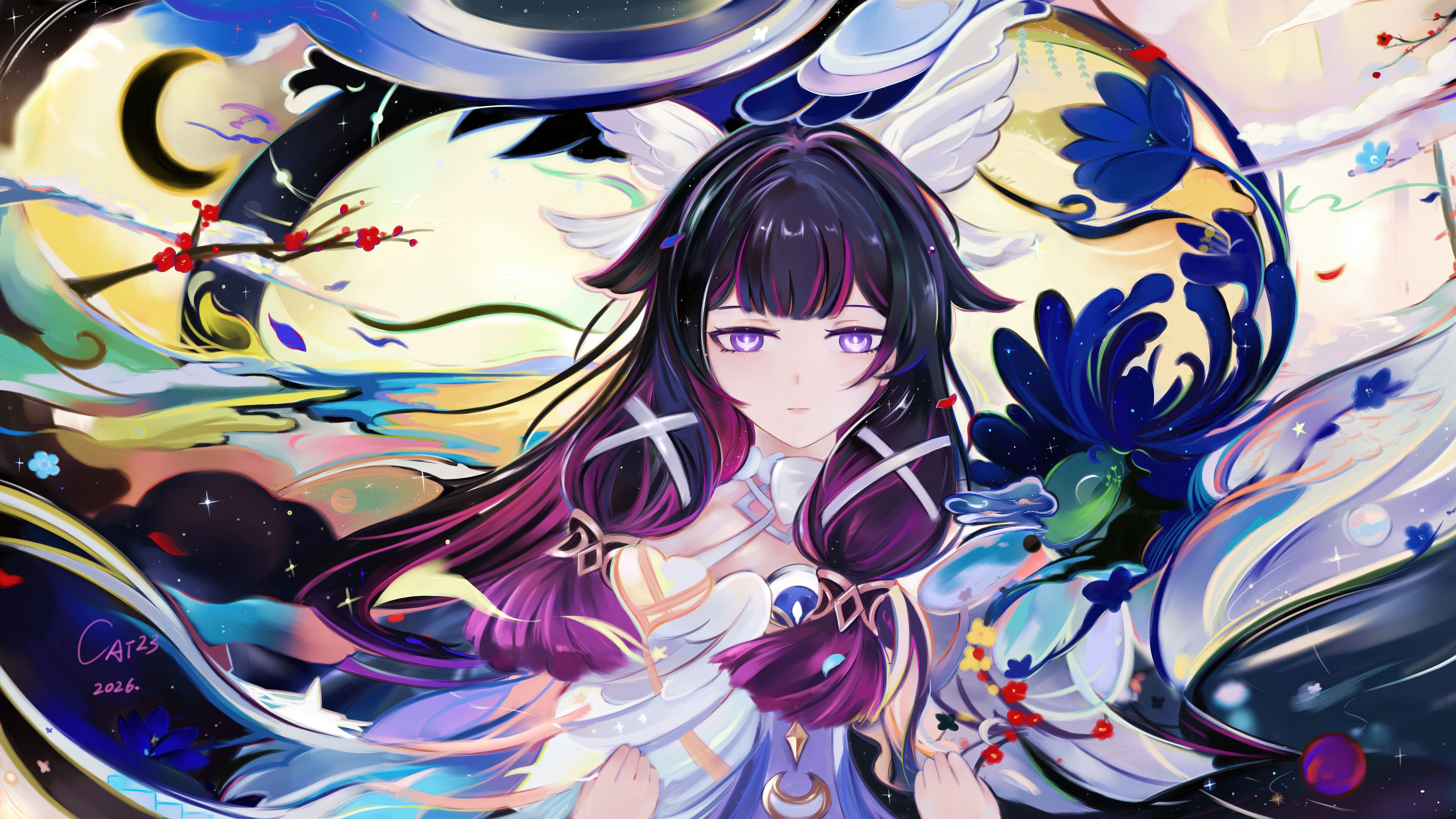 5120x2880 Columbina Wallpaper 4K, Anime girl, Genshin Impact, 5K