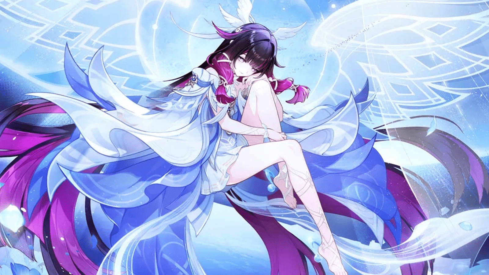 1600x900 Genshin Impact Columbina materials, kit, and Constellations