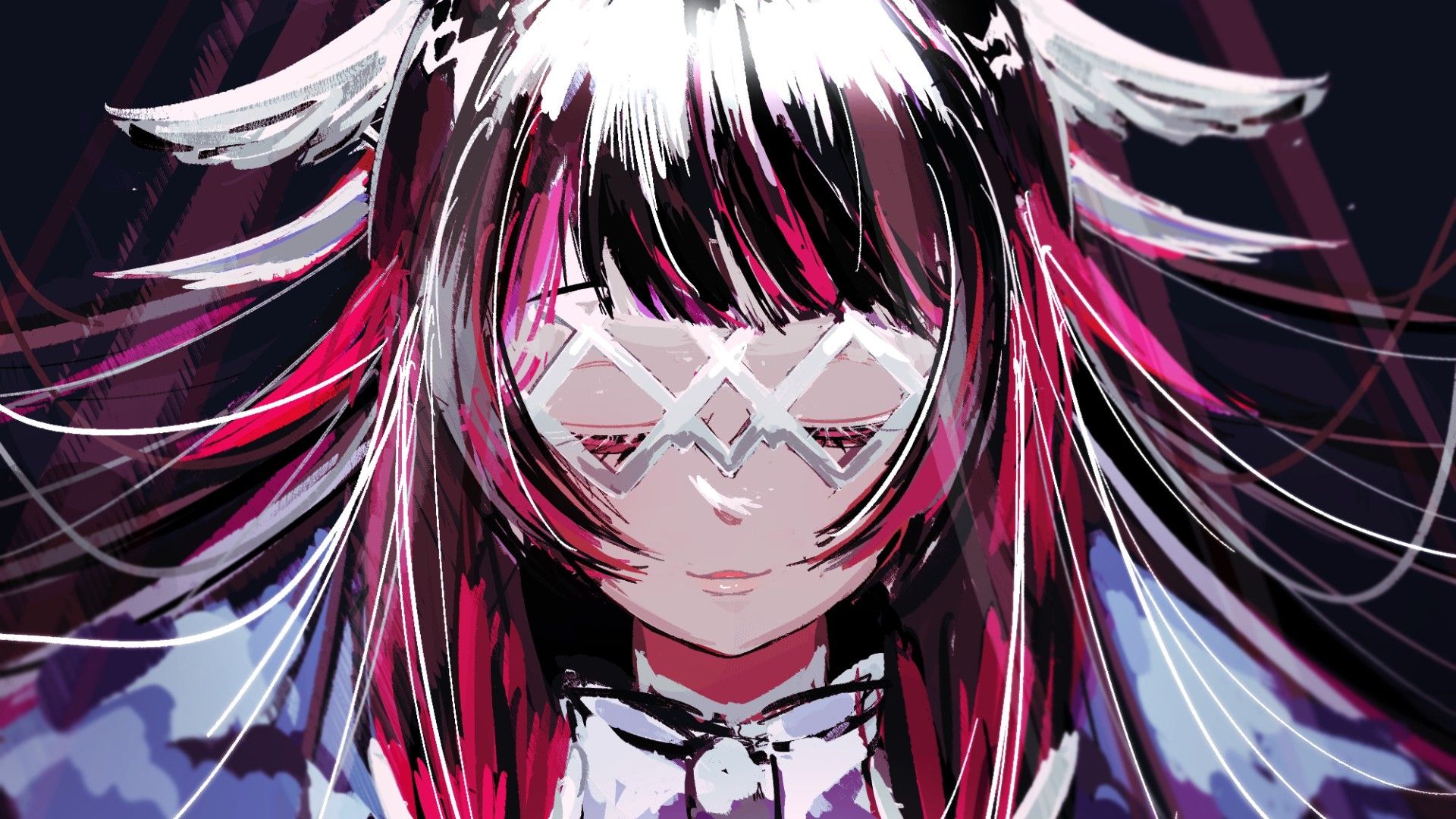 1920x1080 Columbina, Art, Black, Background HD Genshin Impact Wallpaper