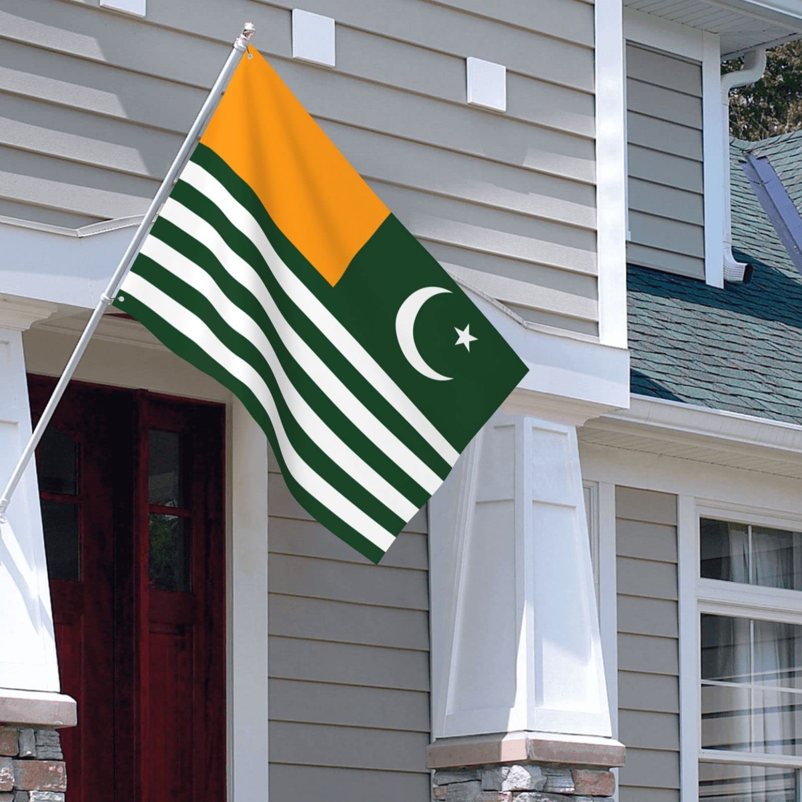 1600x1600 Flag Of Azad Kashmir Flag 4x6 Ft Heavy duty Outdoor Decorative Banner Durable Patio Flags Large Size Yard Flag : Amazon.ca: Patio, Lawn & Garden
