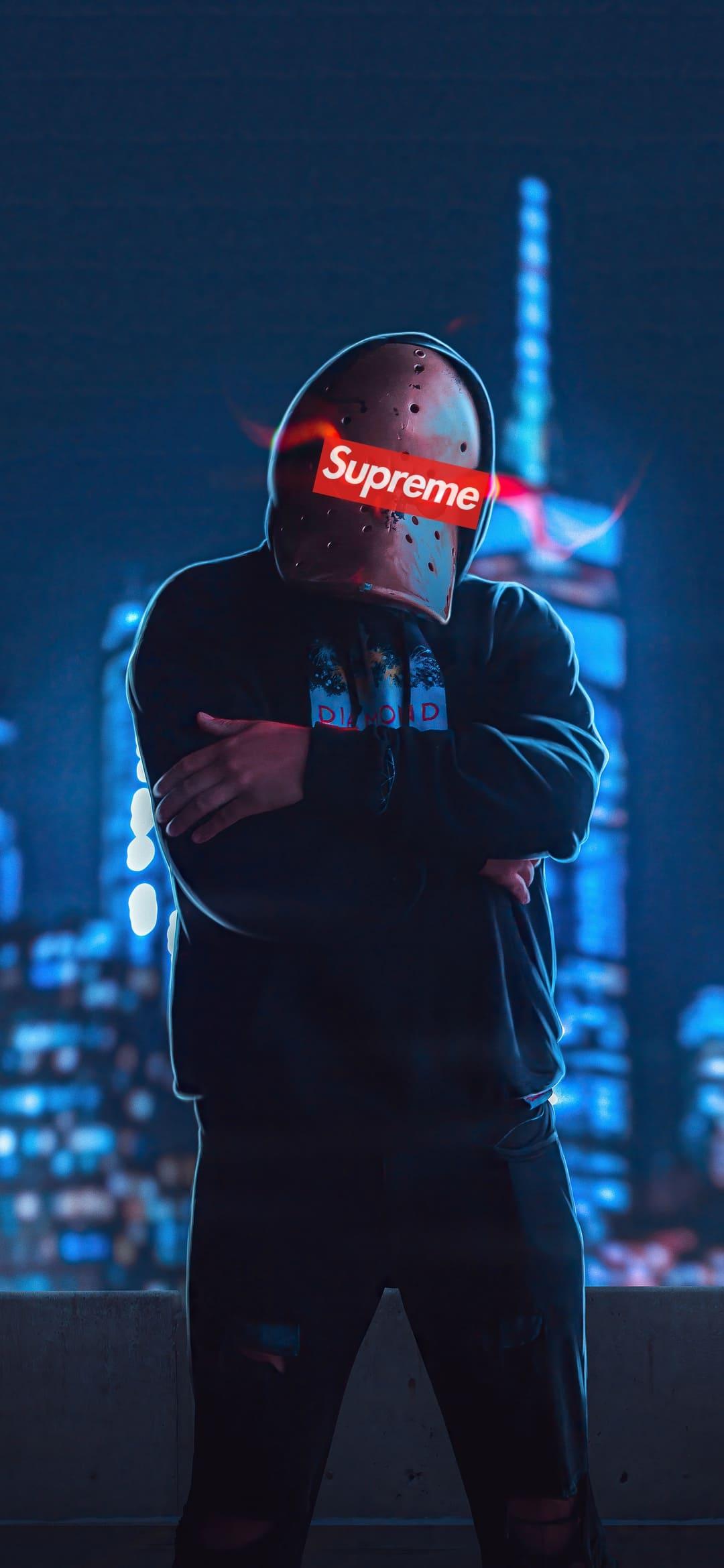 1080x2340 Supreme iPhone Wallpaper 4k