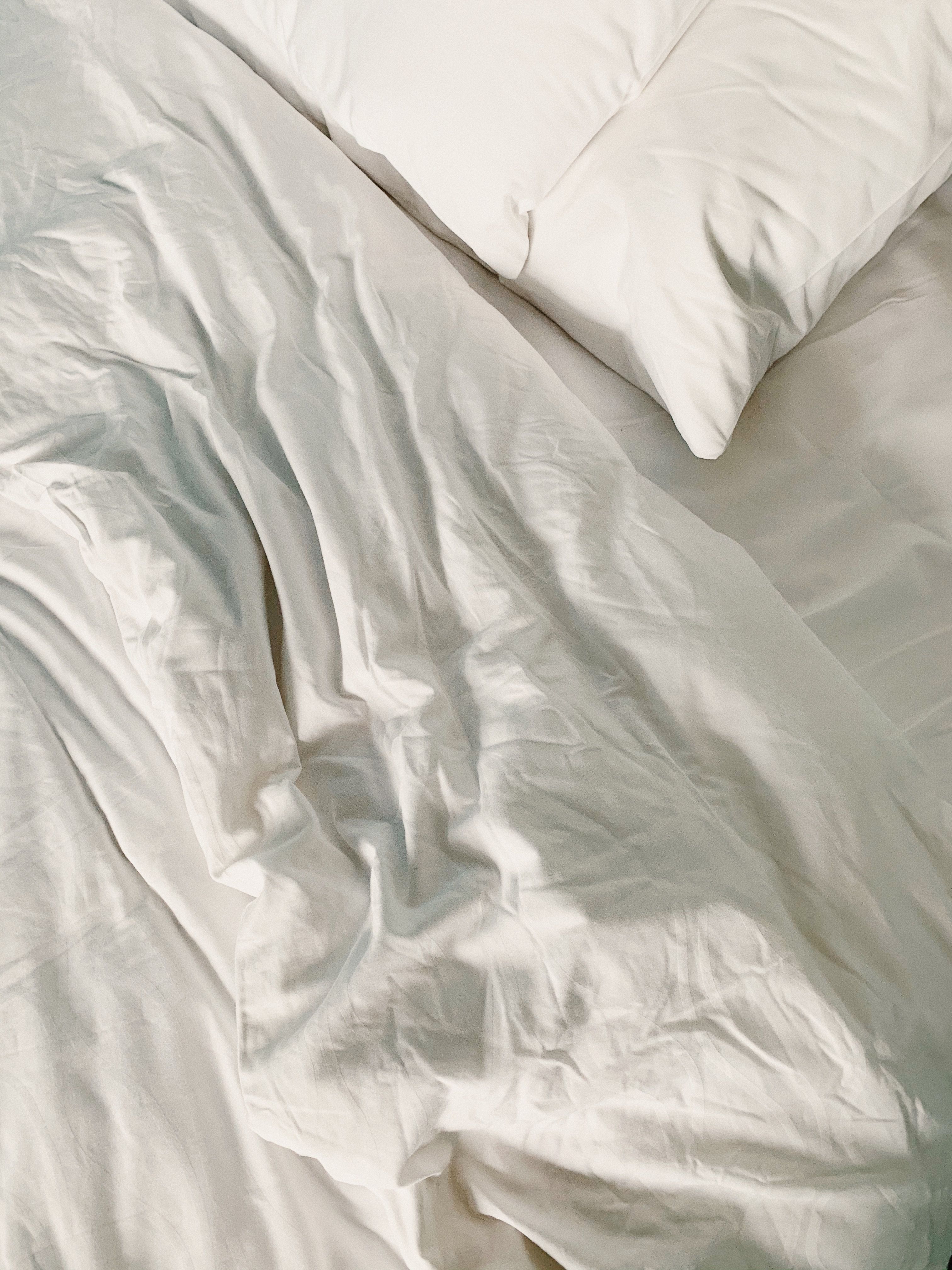 3024x4032 White Pillow and Bed Sheet · Free