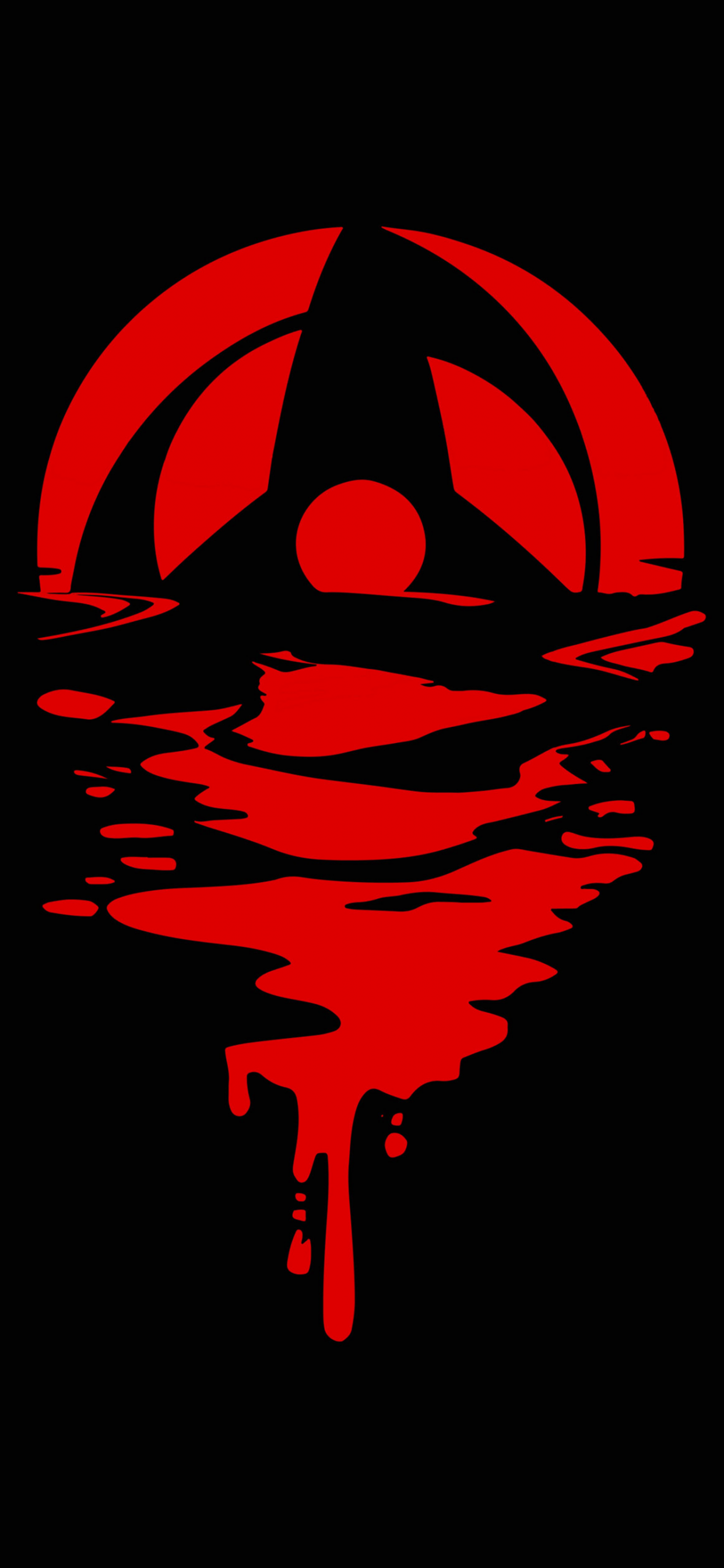 1242x2688 Mangekyo Sharingan Wallpaper 4K, Obito Uchiha, Black background