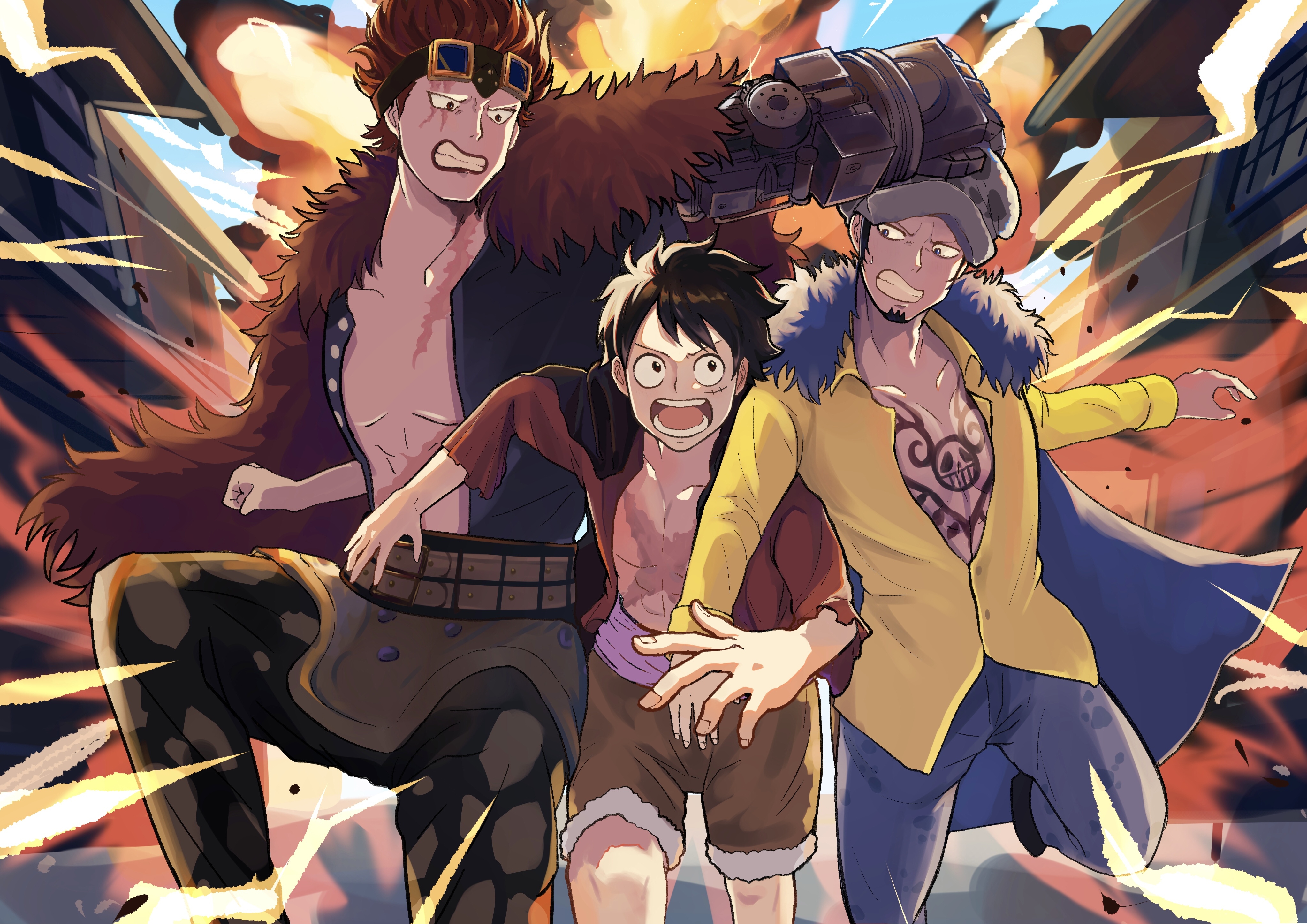 4093x2894 Trinity One Piece 4k Wallpaper, HD Anime 4K Wallpaper, Image and Background