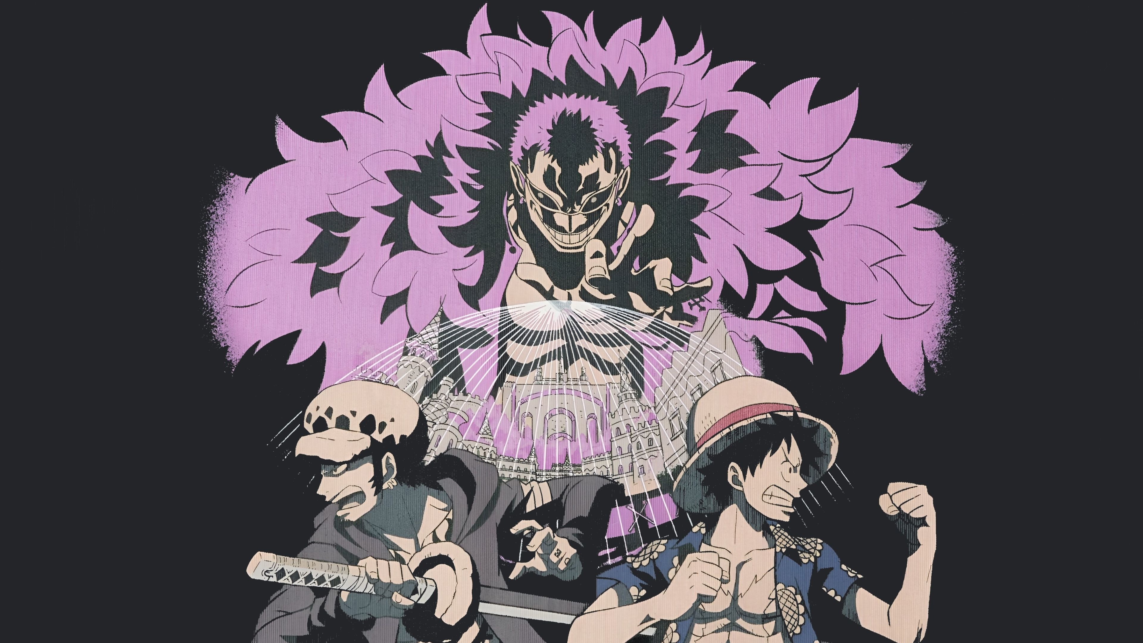 3840x2160 Monkey D. Luffy Roronoa Zoro Usopp Nami Vinsmoke Sanji Nico Robin Tony Tony Chopper Franky 4K HD One Piece Wallpaper