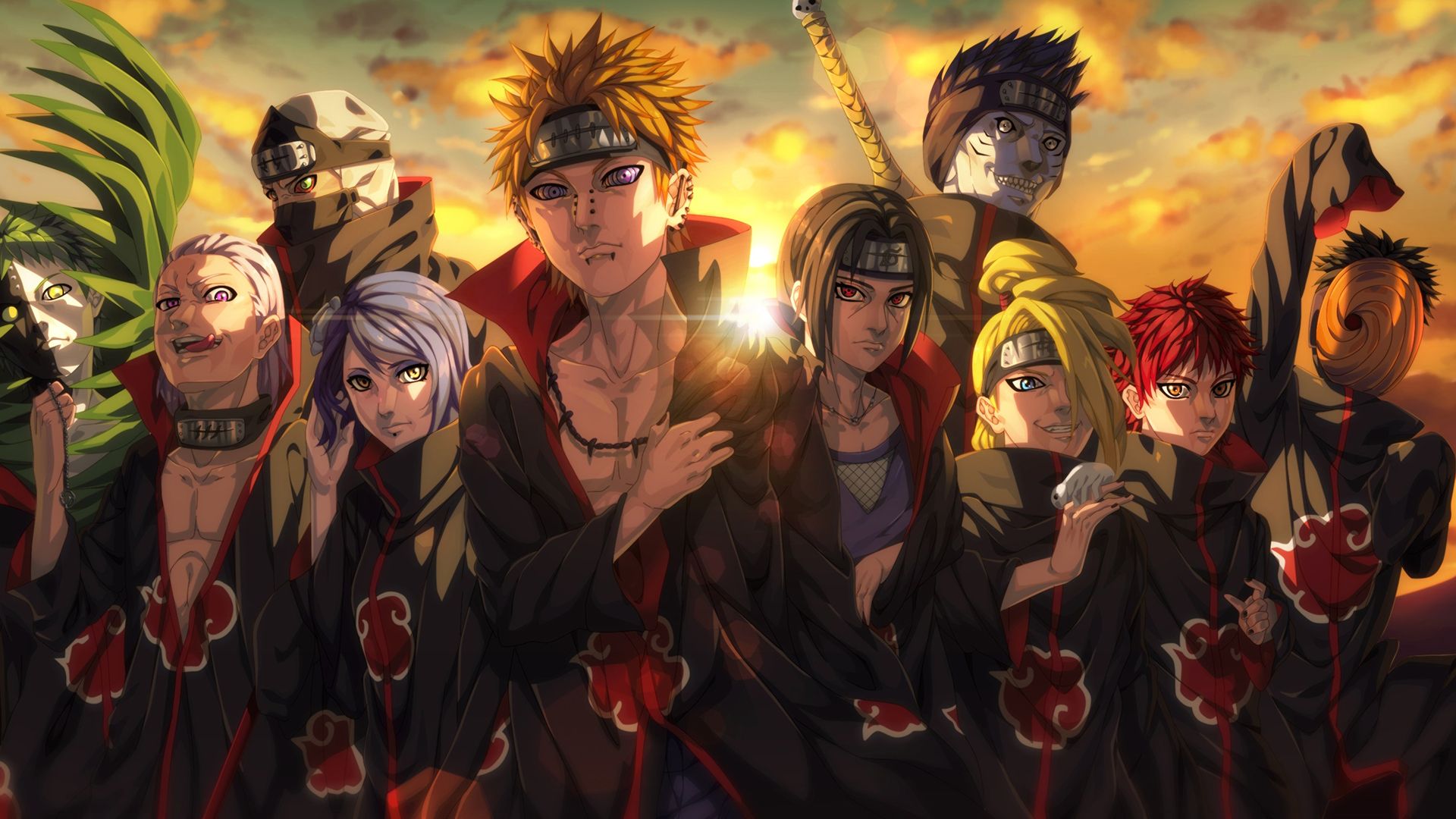 1920x1080 Akatsuki Wallpaper For Chromebook