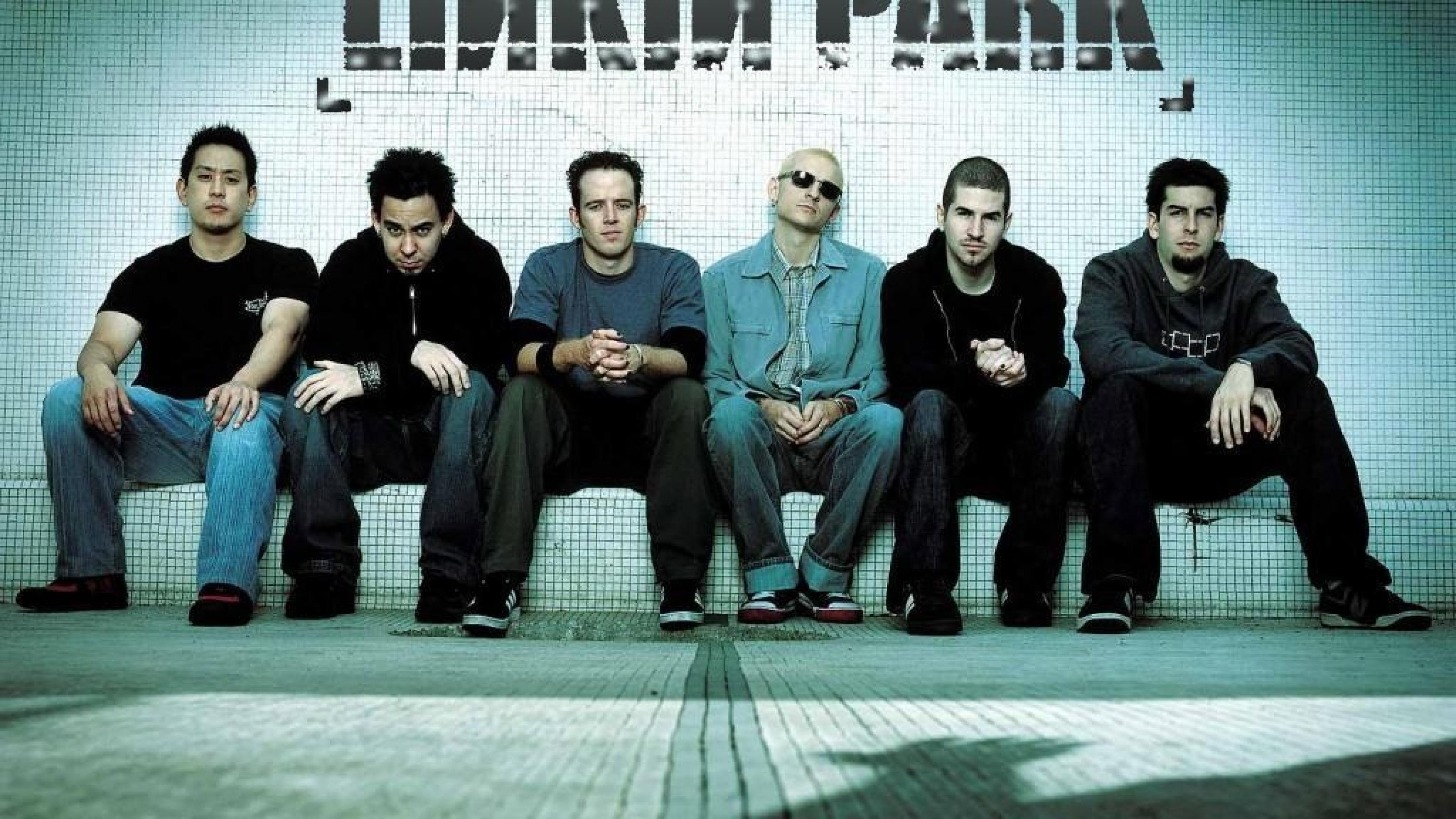 3840x2160 Linkin Park All band members HD Desktop Wallpaper