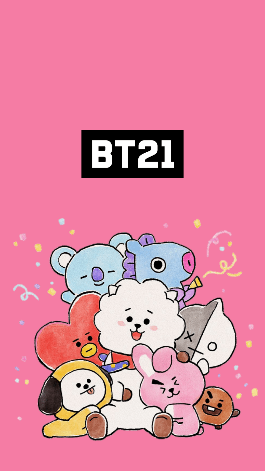 1080x1920 BT21 Wallpaper HD For A.R.M.Y
