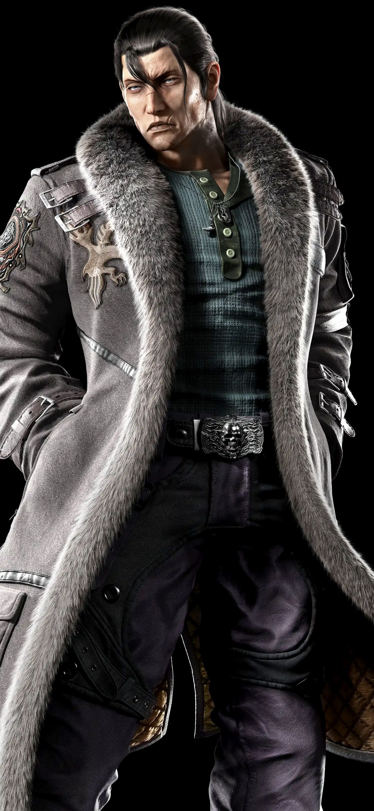 1242x2688 Sergei Dragunov (Tekken 8) 8K Wallpaper
