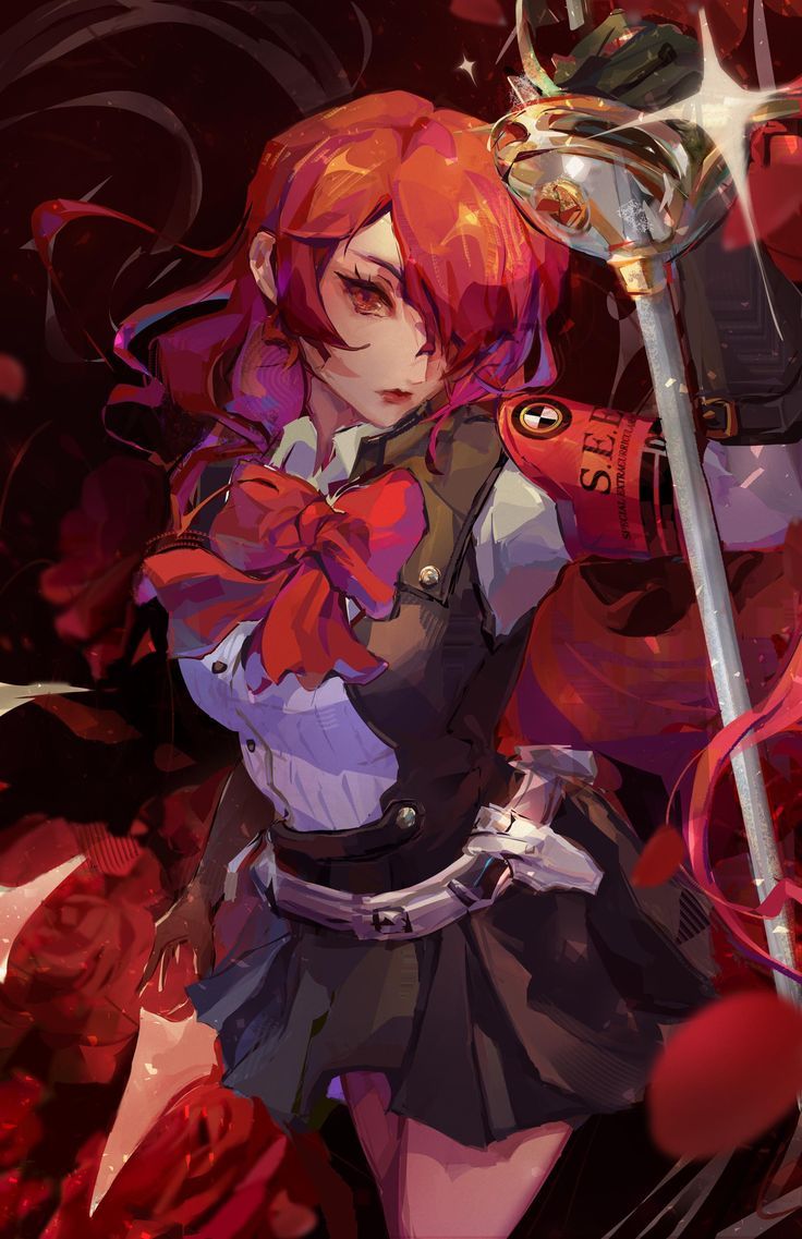 736x1137 Mitsuru Kirijo. Persona 3 Reload d'art 5 x 7 pouces
