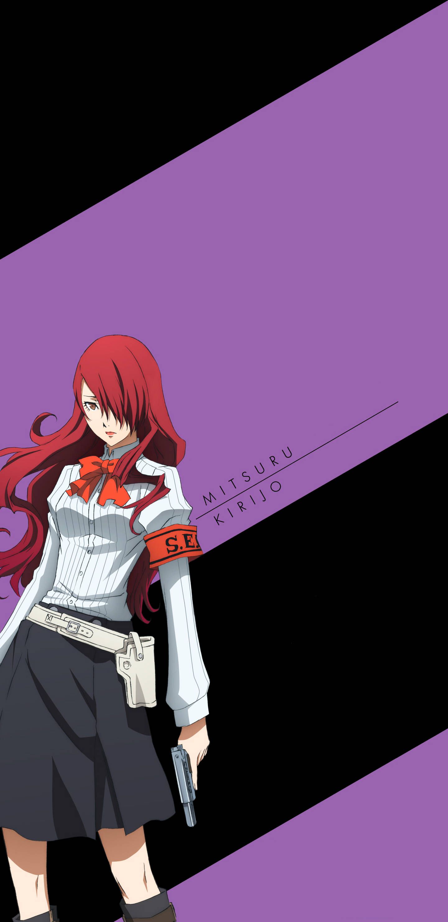 1440x2960 Download The Strong, Wise Leader of SEES, Mitsuru Kirijo. Wallpaper