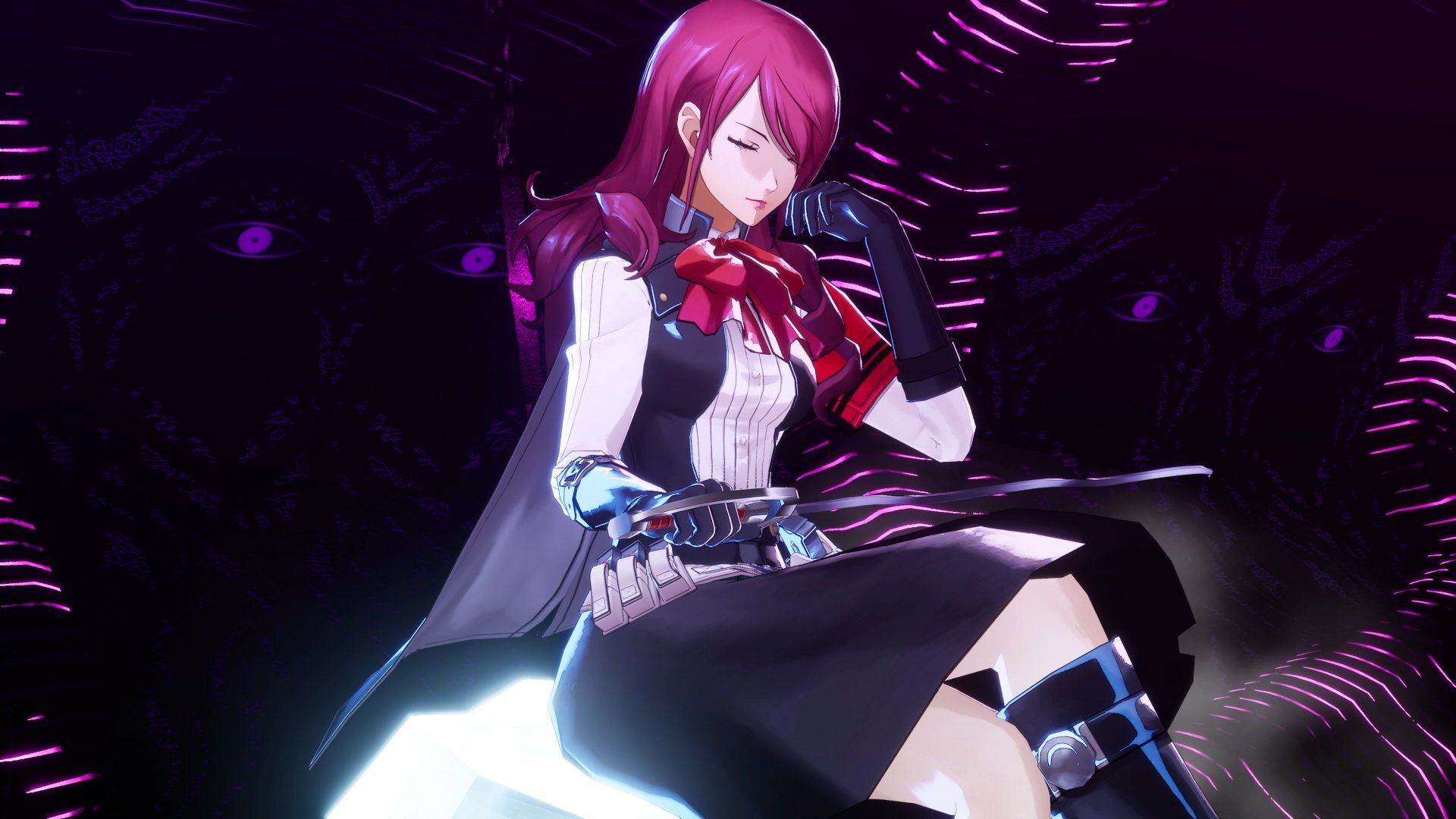 1920x1080 Persona 3 Reload Executes Shadows with the Queen Mitsuru Kirijo