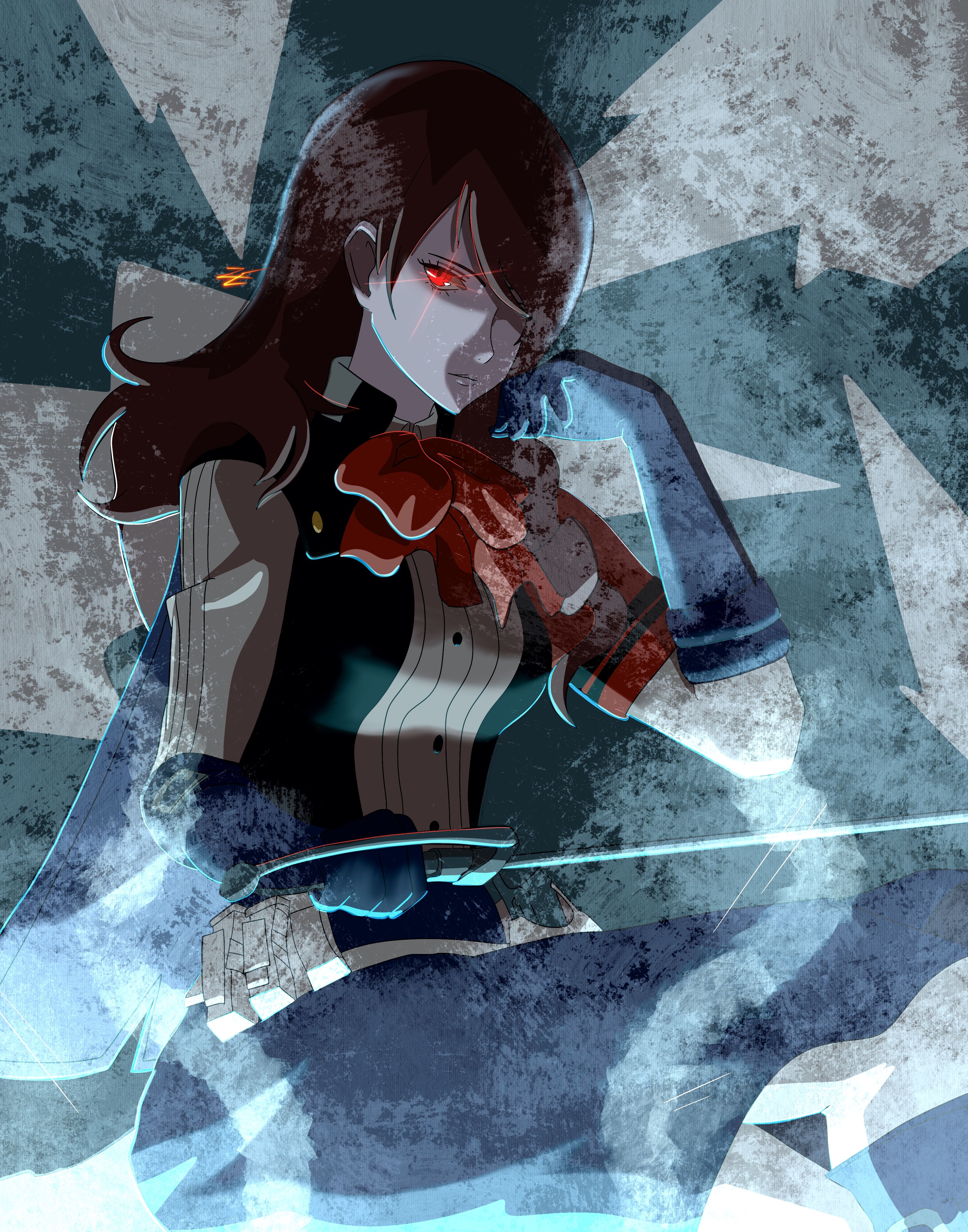 3520x4480 Ice queen Mitsuru Kirijo by ZenEdit on Newgrounds
