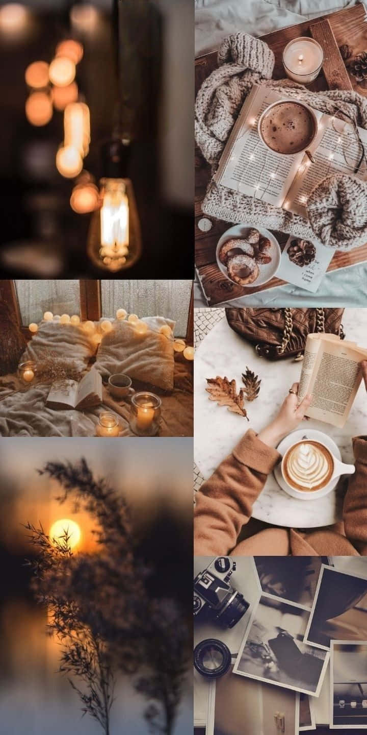 720x1440 Download Cozy Moments Collage Wallpaper