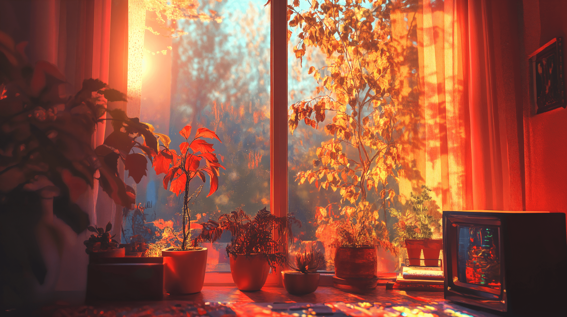 1920x1076 Cozy Autumn Vibes: 4K Ultra HD Wallpaper Experience