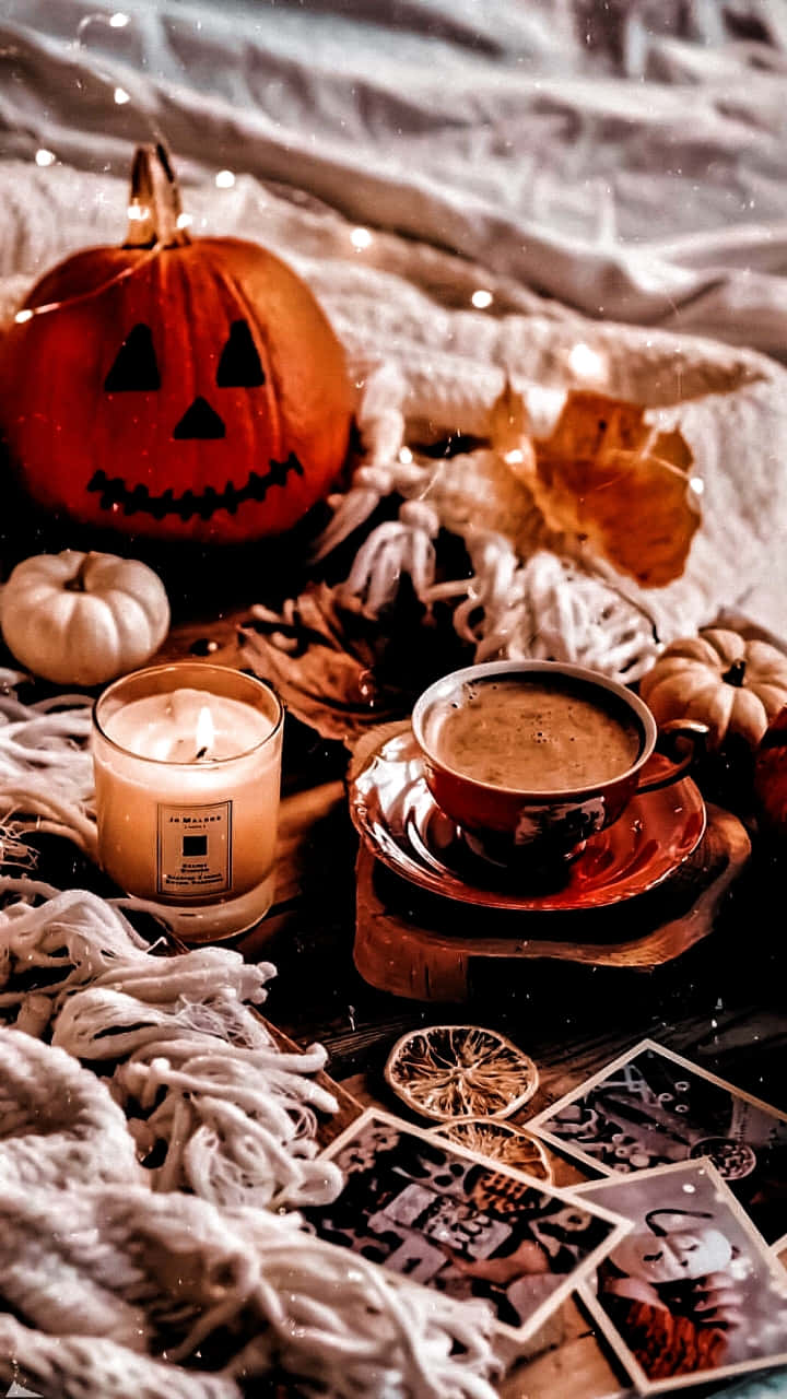 720x1280 Download Cozy Halloween Vibes Wallpaper