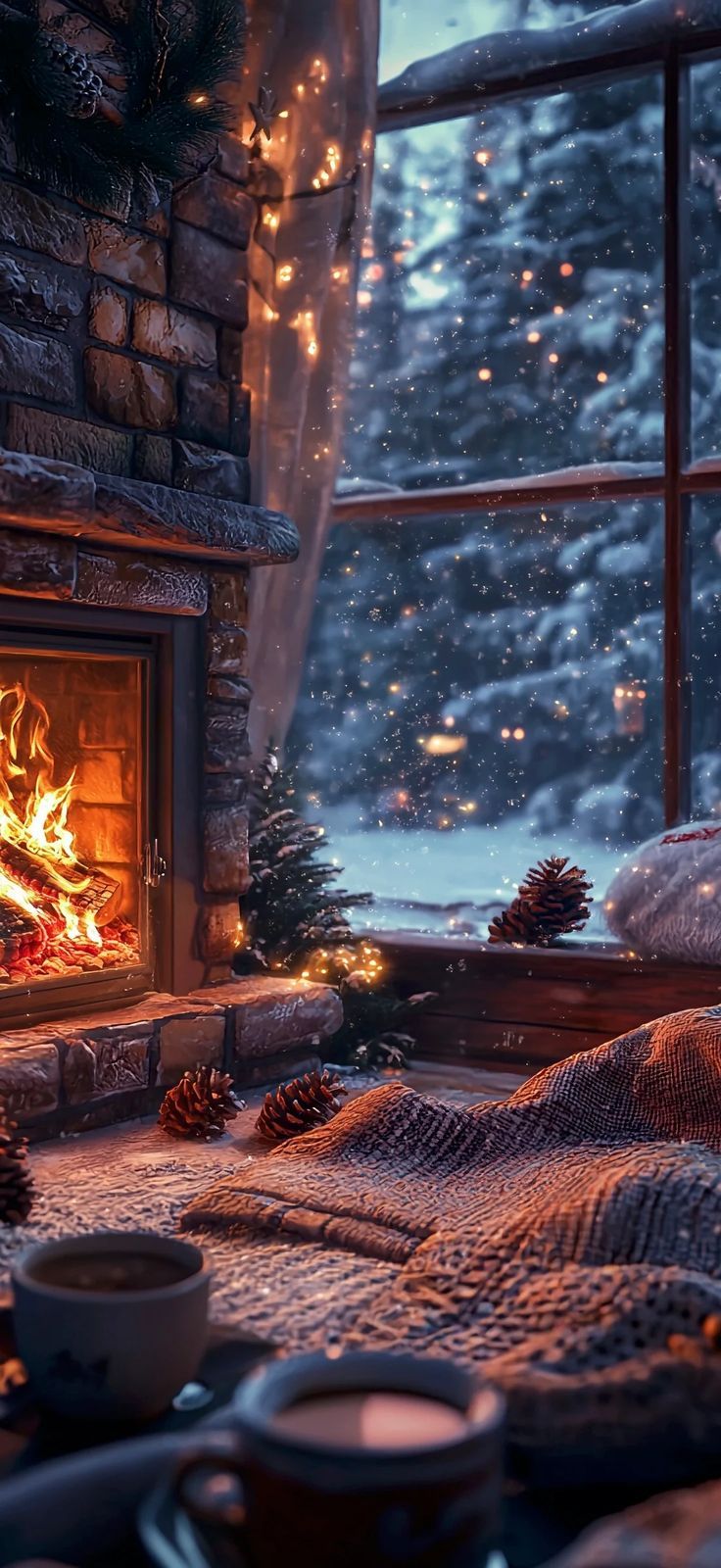 736x1600 Winter iPhone Wallpaper: Get Stunning Seasonal Background • Astro Photons Apps. Cozy winter wallpaper phone