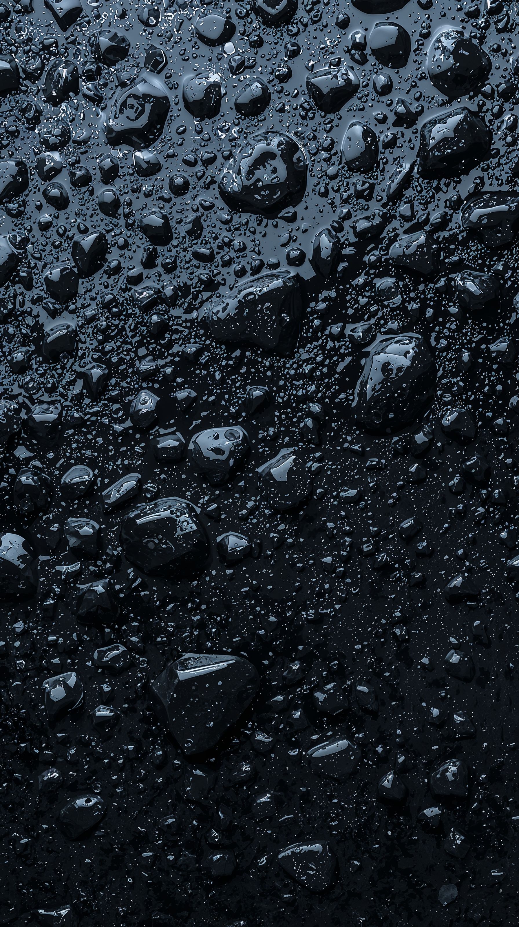 1792x3200 Free Black Stone Wallpaper