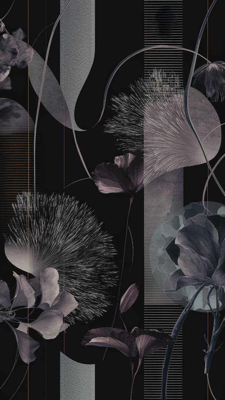 720x1280 Elegant Enigma: A Black Wallpaper Aesthetic. Intriguing art, Elegant digital wallpaper design, Elegant dark wallpaper