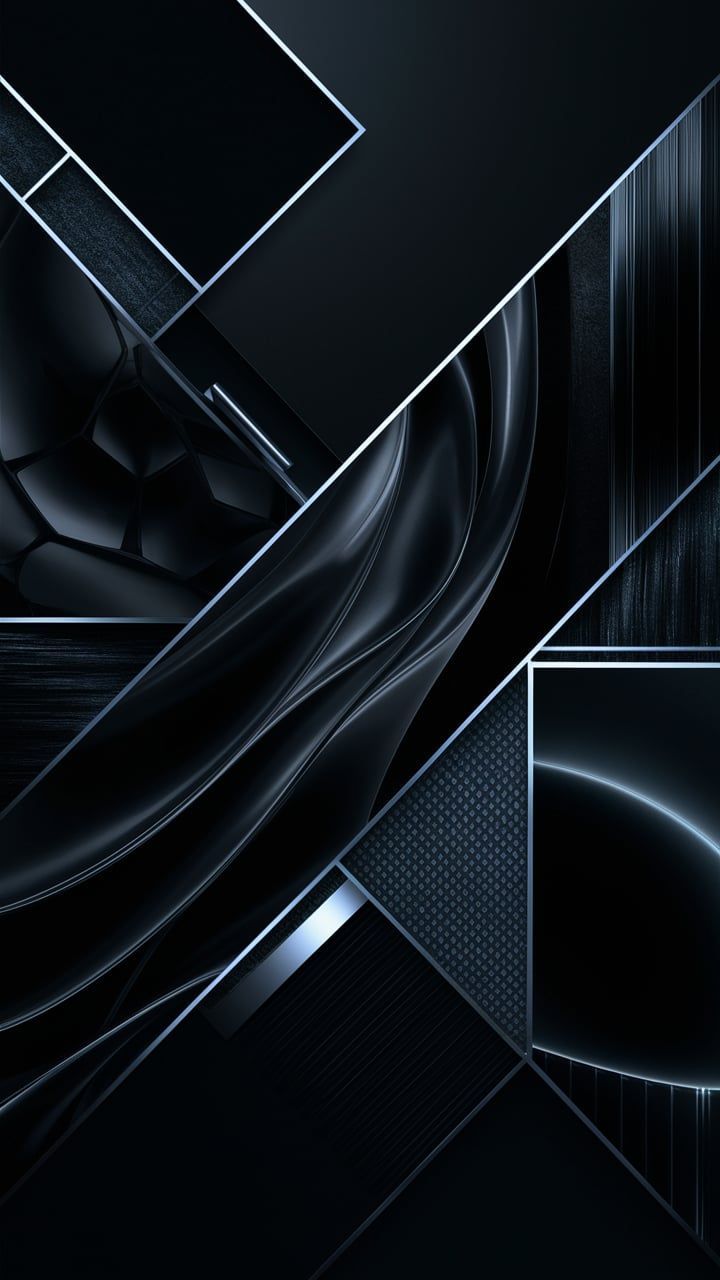 720x1280 Elegance in Darkness: Sleek Black iPhone Wallpaper