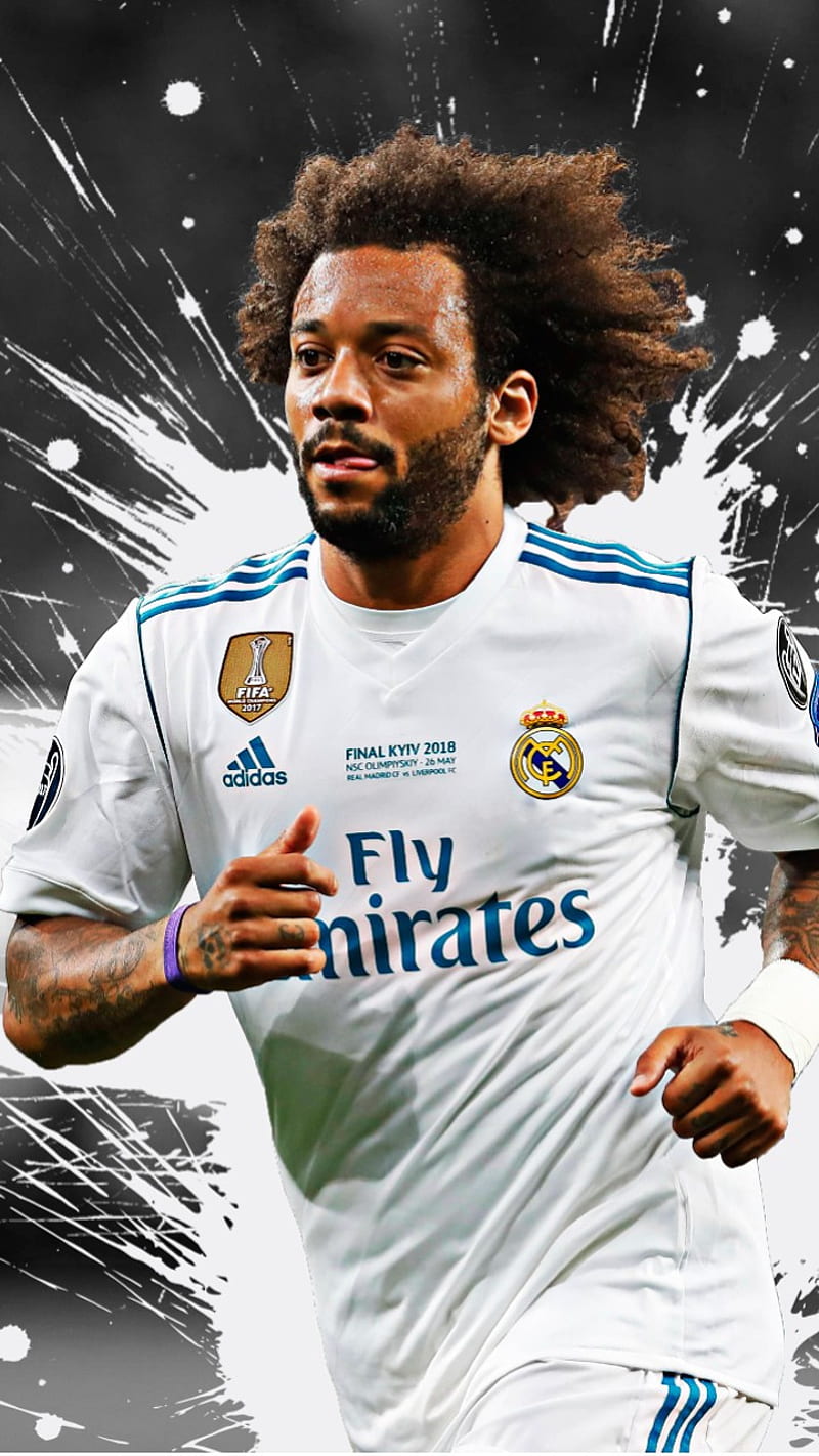 800x1422 Marcelo Vieira, soccer, brazil, Carrilero, cr futbol, Madrid, blanco, , HD phone wallpaper