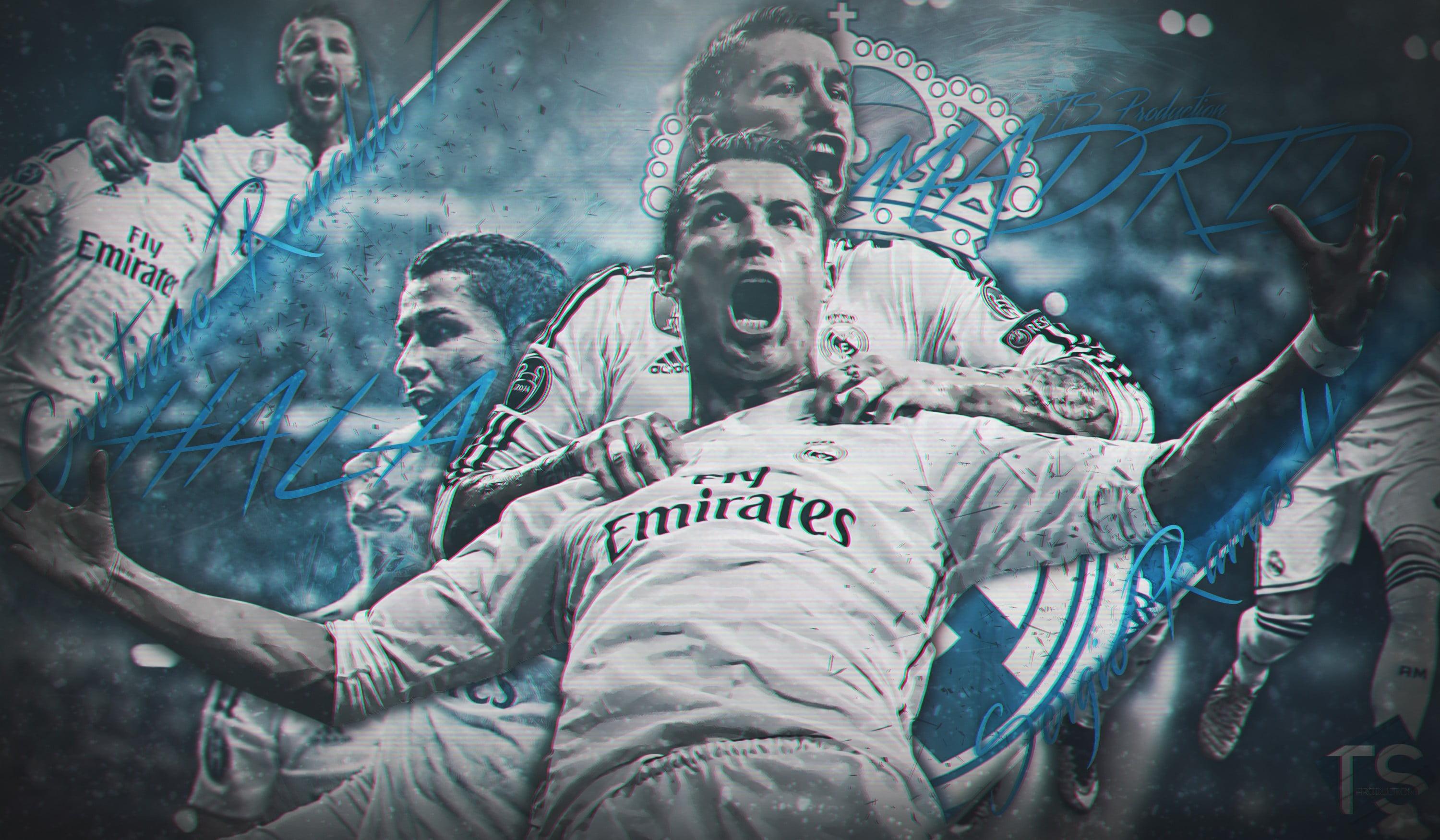 3000x1750 Cristiano Ronaldo And Sergio Ramos Wallpaper