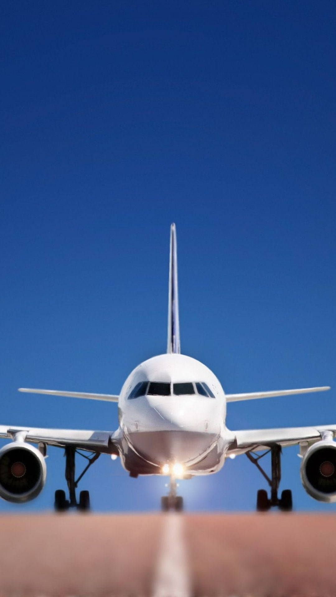 1080x1920 Download Landing Airplane iPhone Wallpaper