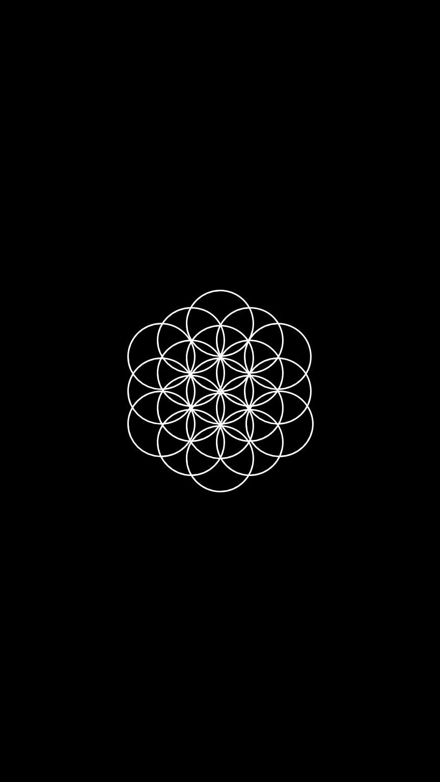 864x1536 I made a b w wallpaper based off of A Head Full of Dreams