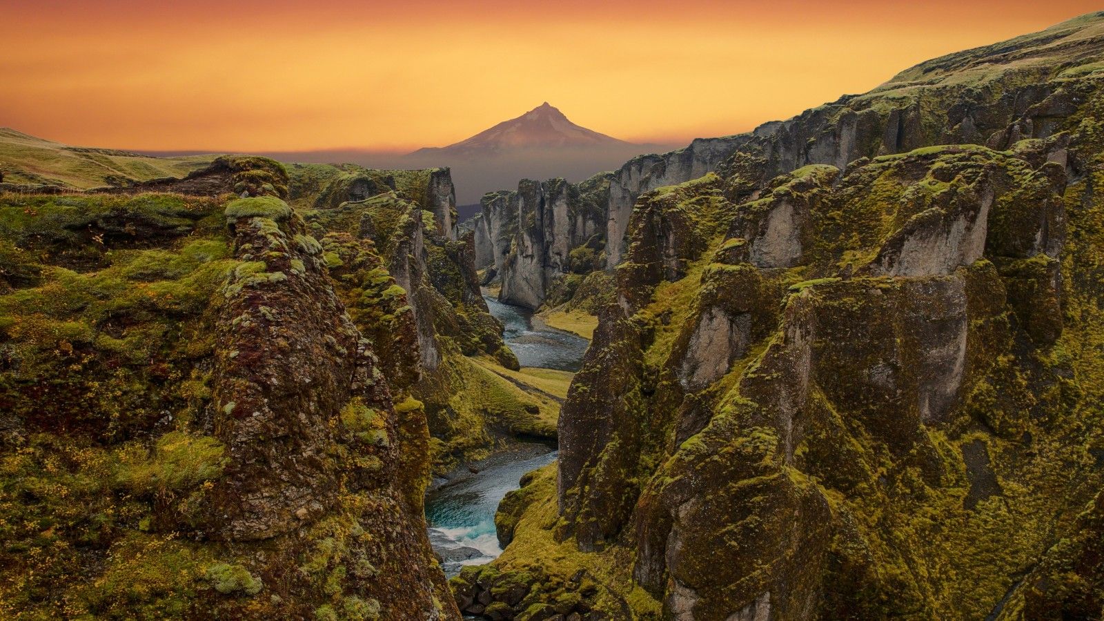 1600x900 Sunset Landscape 4K 8K Wallpaper