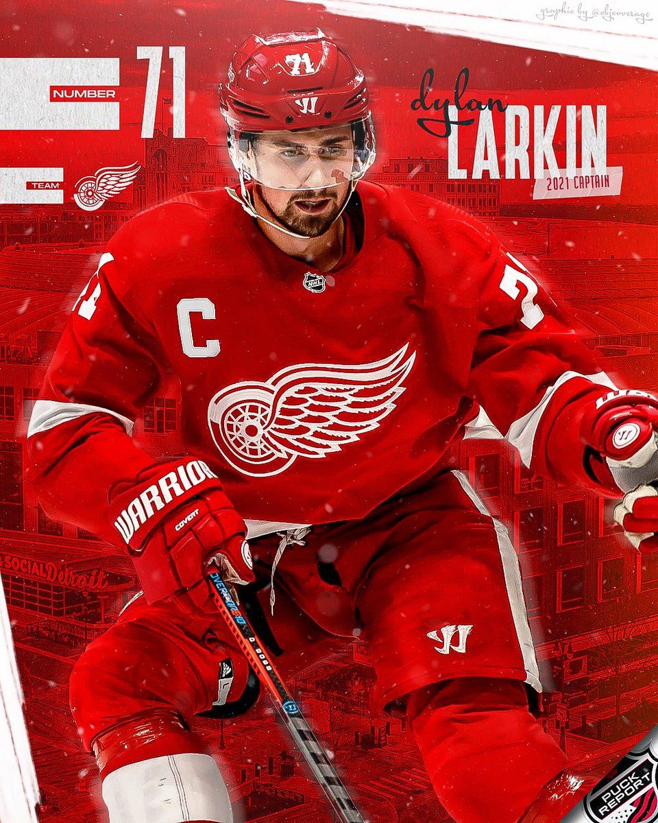 960x1200 NHL News on X: OFFICIAL: Detroit Red Wings name Dylan Larkin the 37th captain in franchise history. #LGRW / X