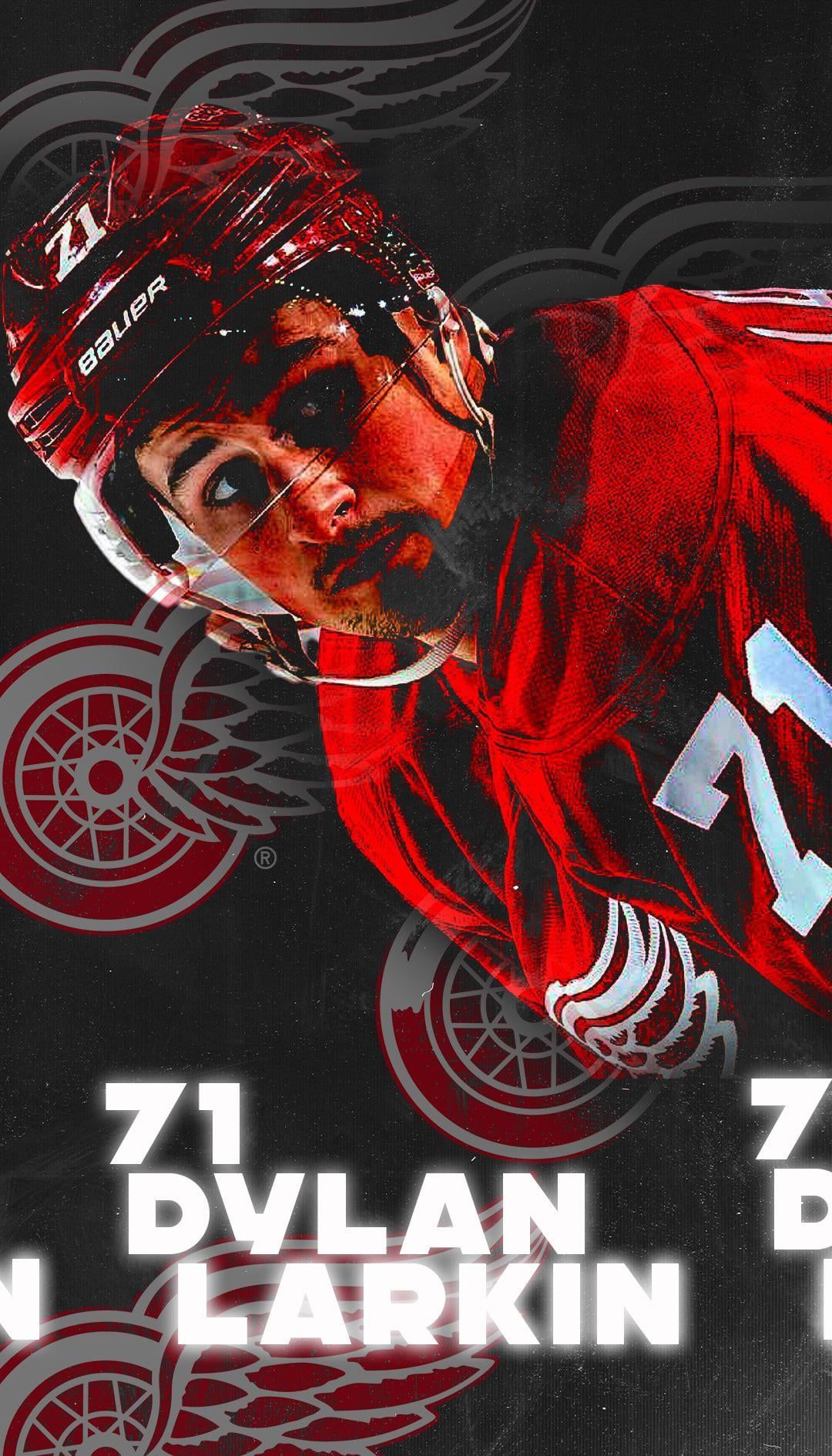 1080x1890 Dylan Larkin wallpaper I made. Can't wait for season to start