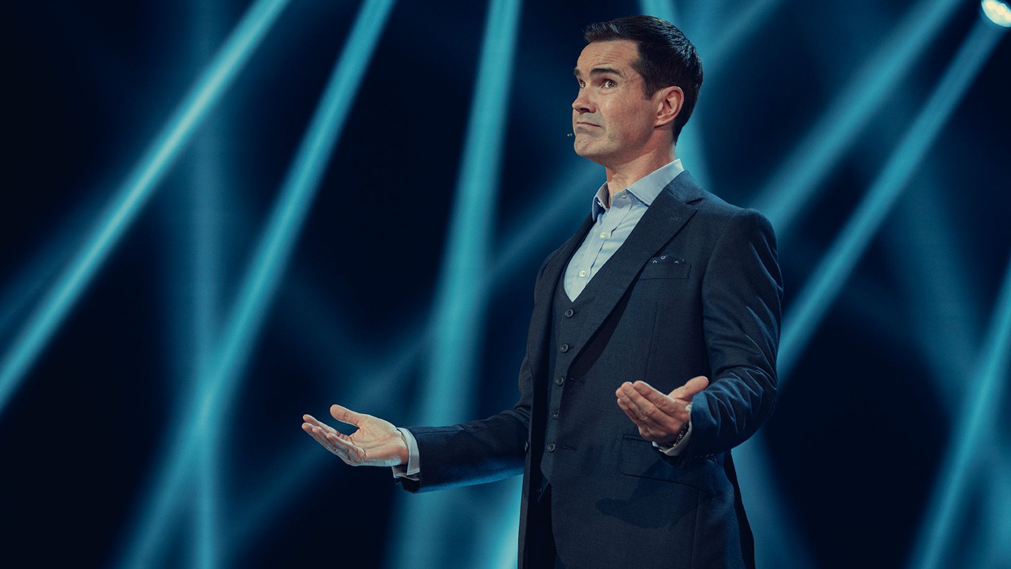 2048x1152 I'm going down swinging': Jimmy Carr responds to Holocaust joke controversy at gig. Ents & Arts News