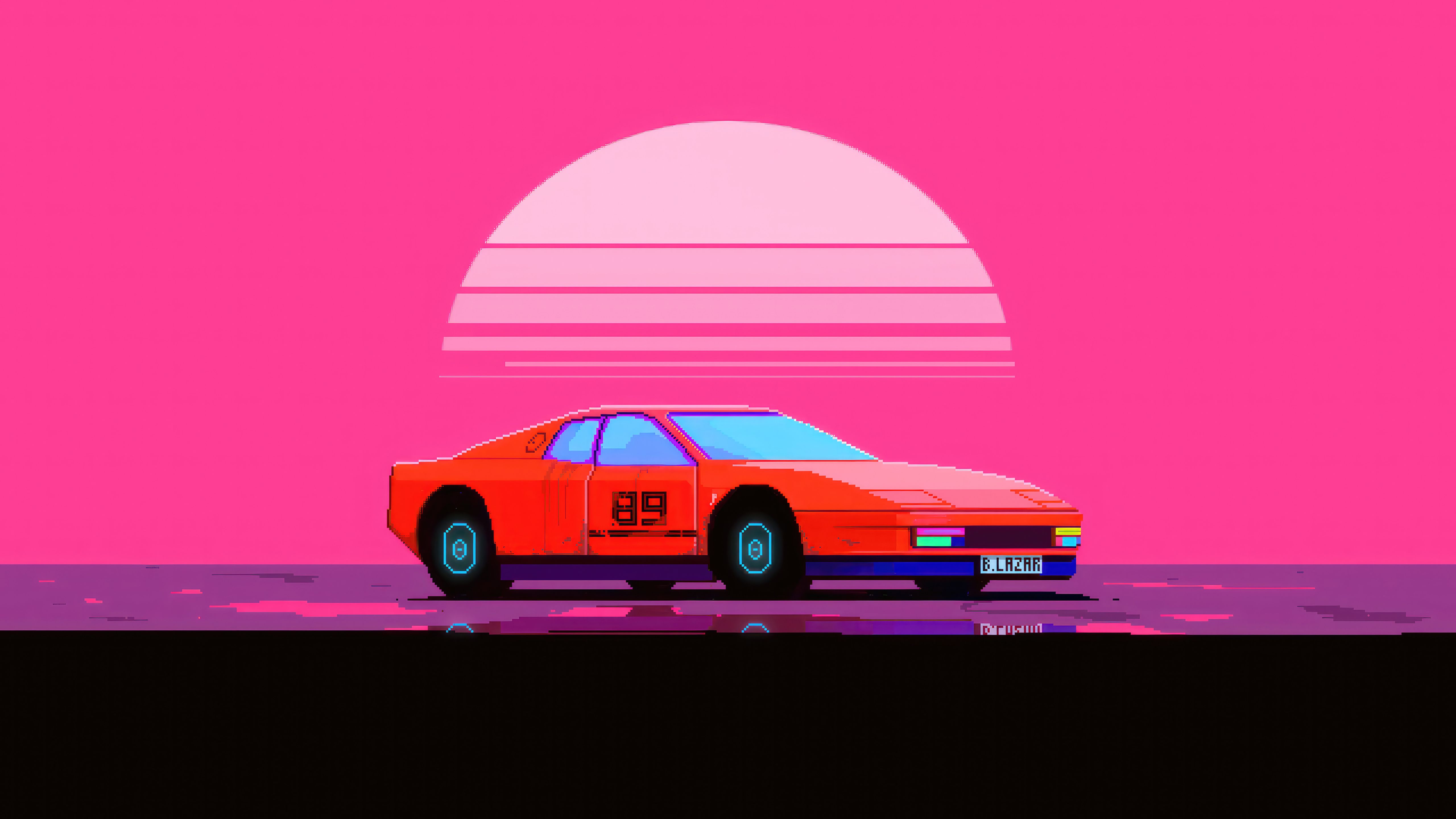 5120x2880 Sports Car 8 Bit Art Google Pixel 7 , HD 4k Wallpaper, Image, Background, Photos and Picture