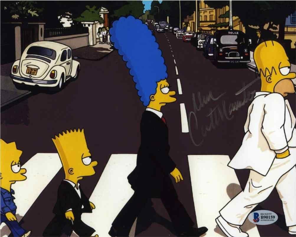 1003x803 Dan Castellaneta Simpsons Beatles Signed 8x10 Photo Certified Authentic Beckett BAS COA. The simpsons, Marge simpson, Bart simpson