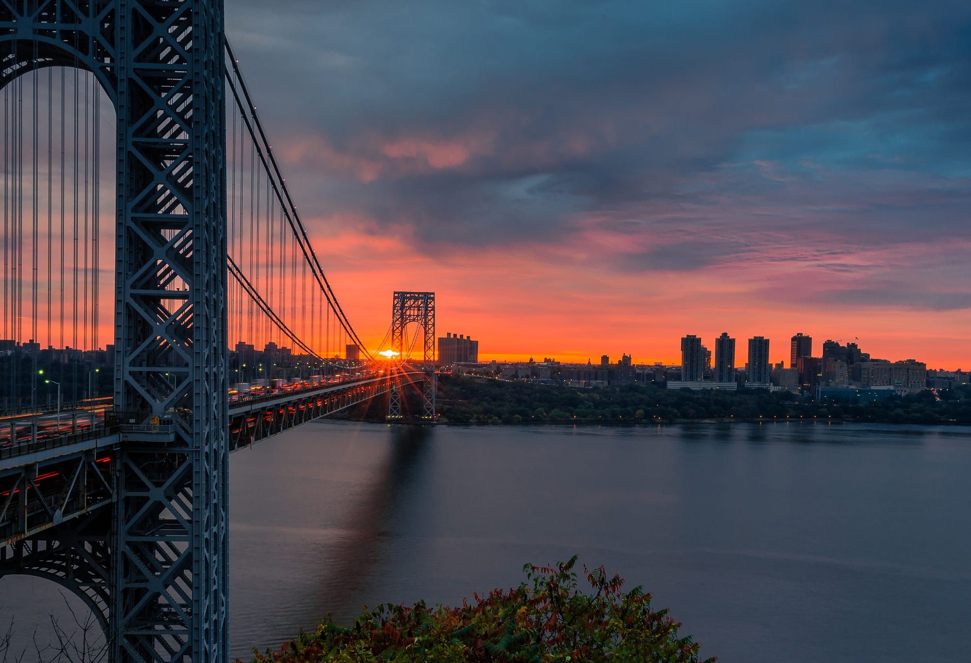 2000x1367 Wallpaper Manhattan, New York City, Hudson, Manhattan, road, New York, Hudson River, view for mobile and desktop, section город, resolution 2000x1367