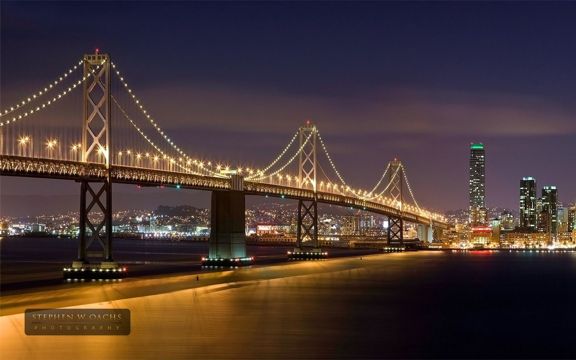 1920x1200 George Washington Bridge Hudson River Wallpaper 120493