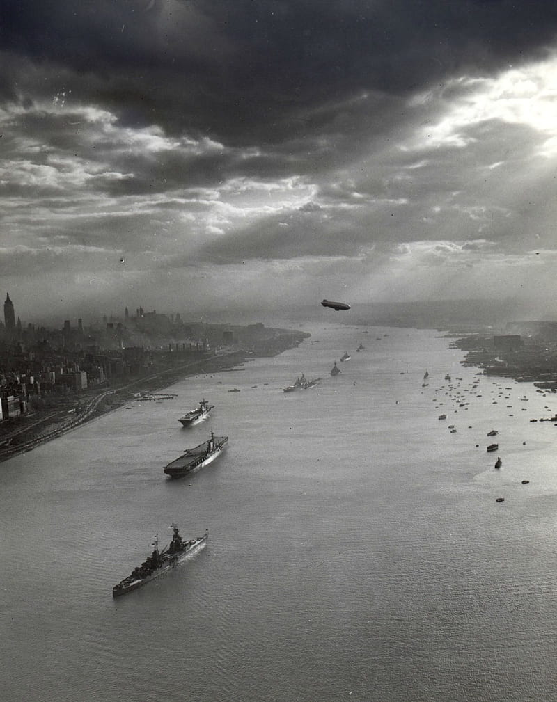 800x1009 Graphy, monochrome, United States Navy, river, Battleship, ship, USA, New York City, HD phone wallpaper